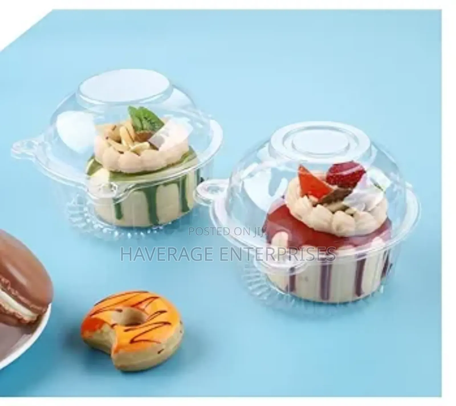 Cupcake Muffin Dome Holders Cases Boxes Cups Pods (500)
