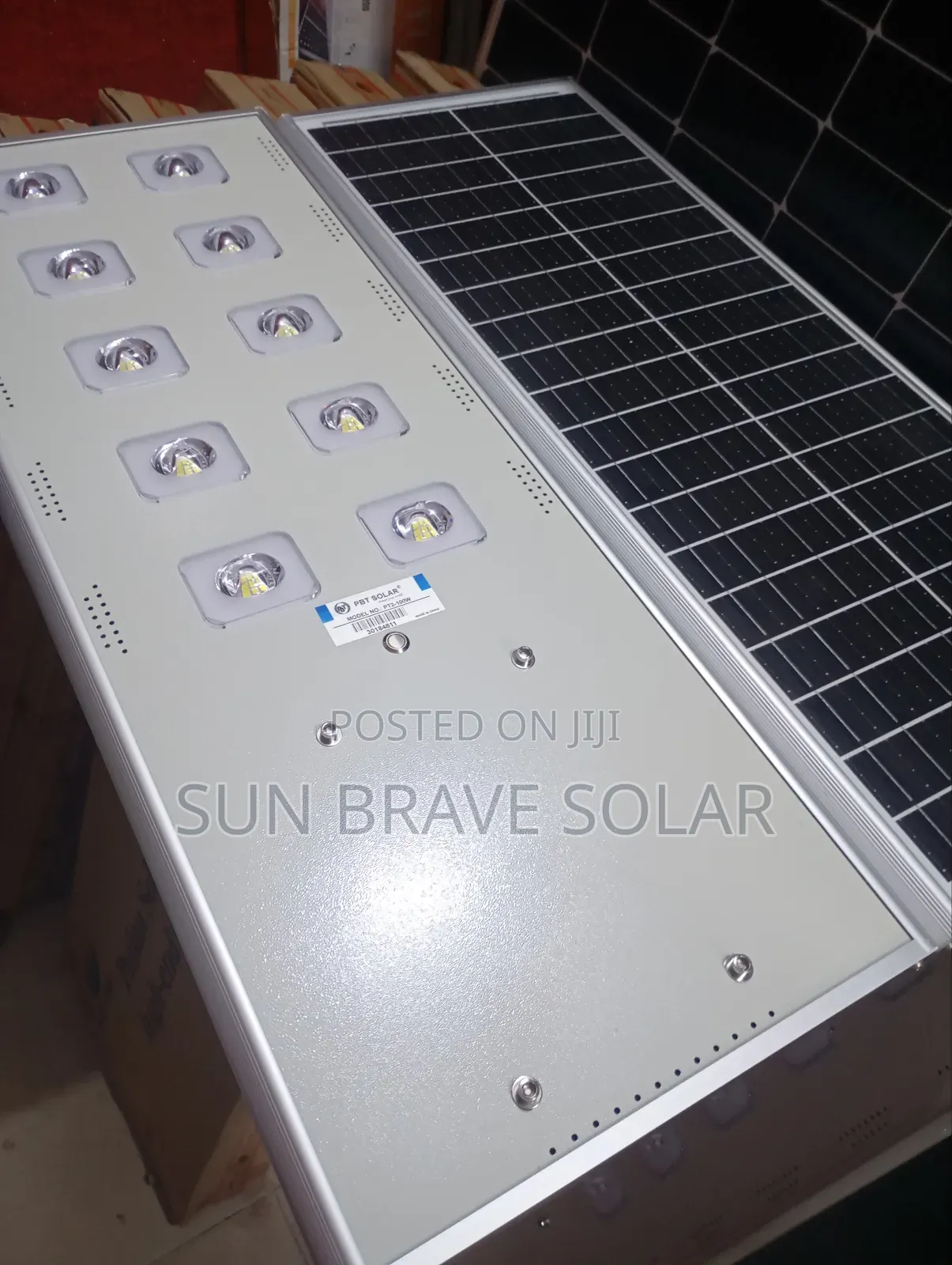 100w Pbt All-in-one Solar Street Light Available