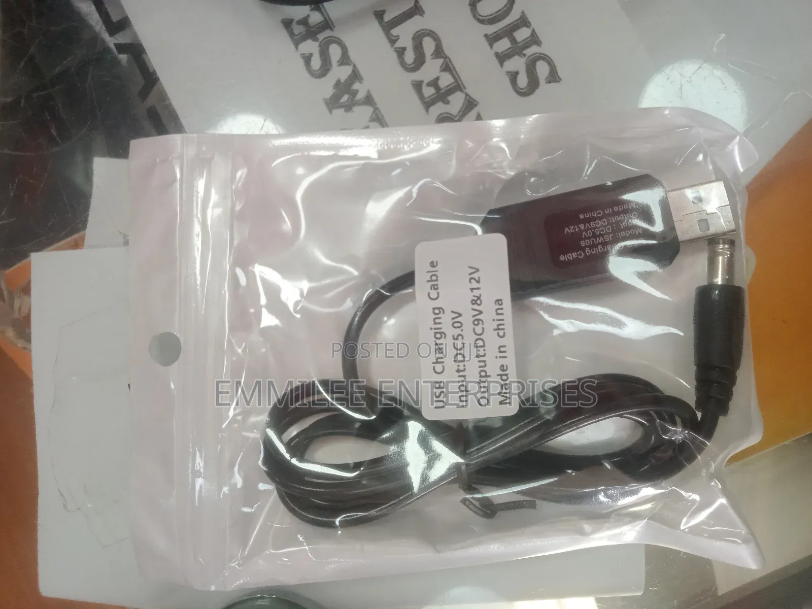 Router to Power Bank Cable