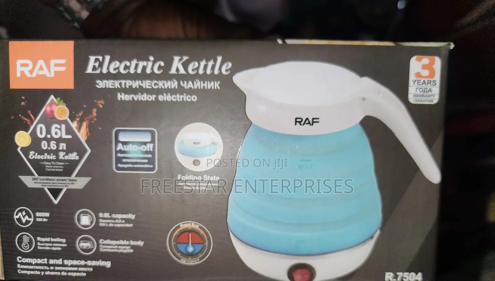 Foldable Electric Kettle. Travel Portable Foldable Electric Kettle.