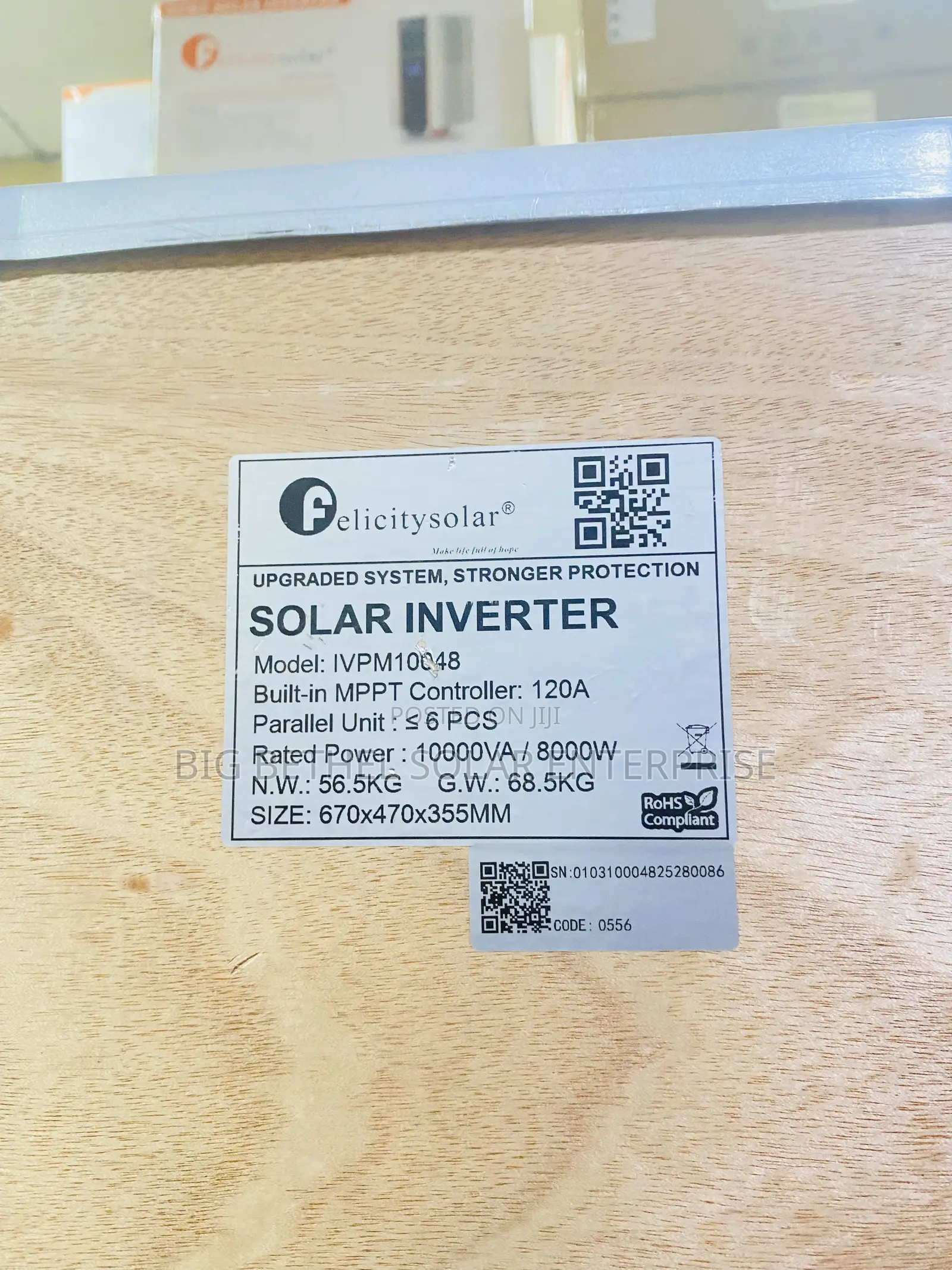 Felicity 10kwh 48v Ivpm Hybrid Solar Power Inverter