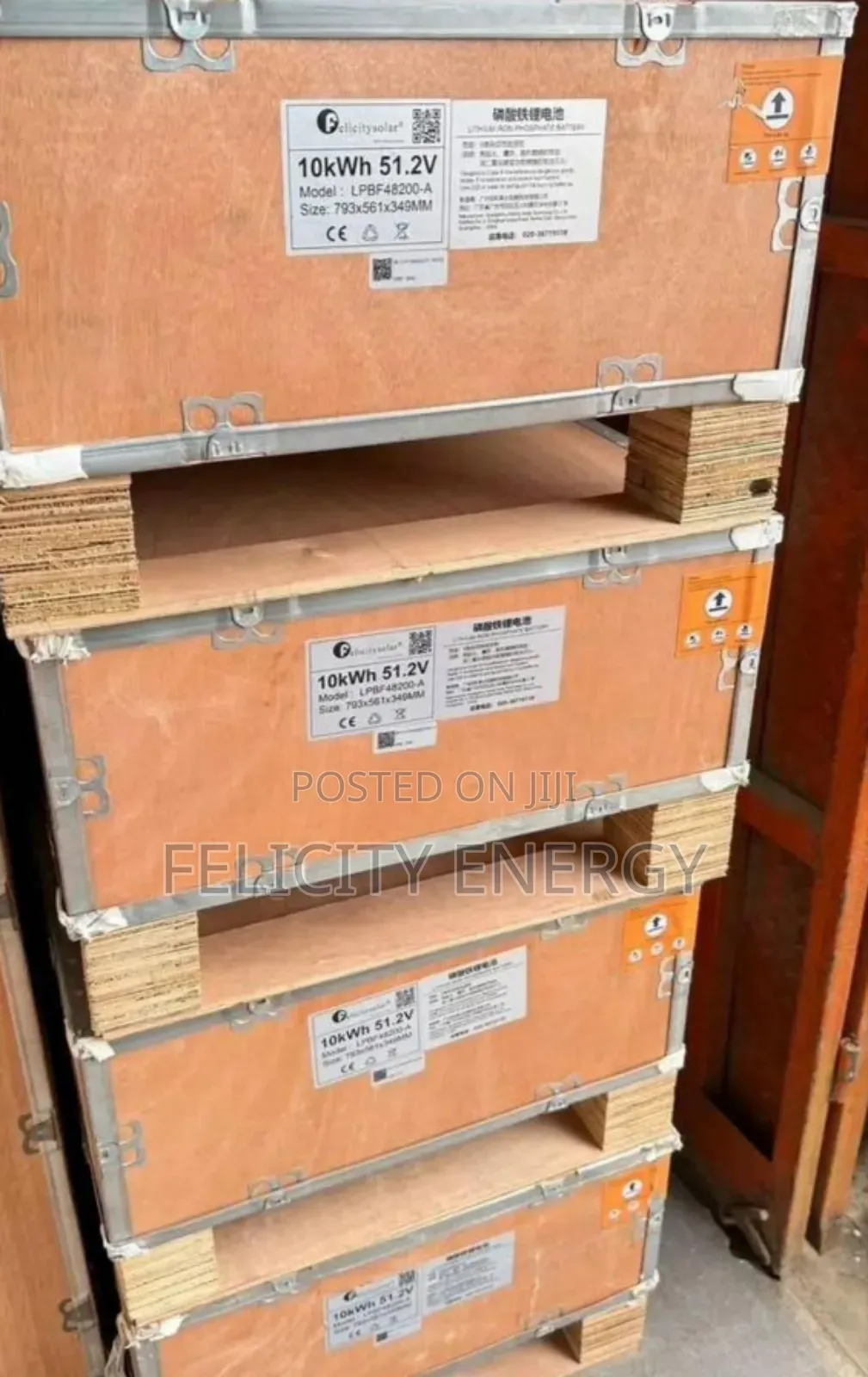 Felicity Lithium Battery 10kwh 51.2v