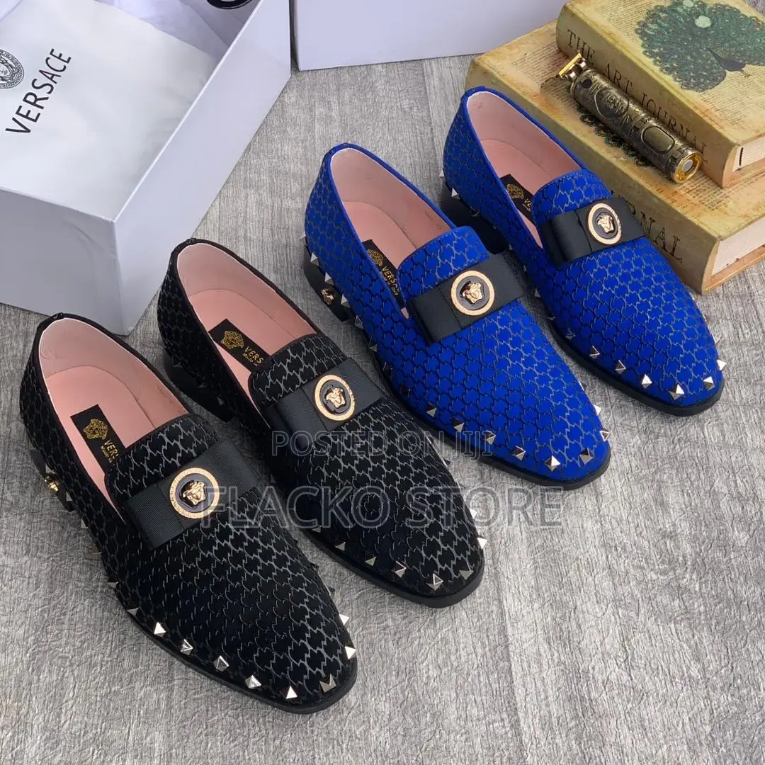 Original Versace Studded Loafers