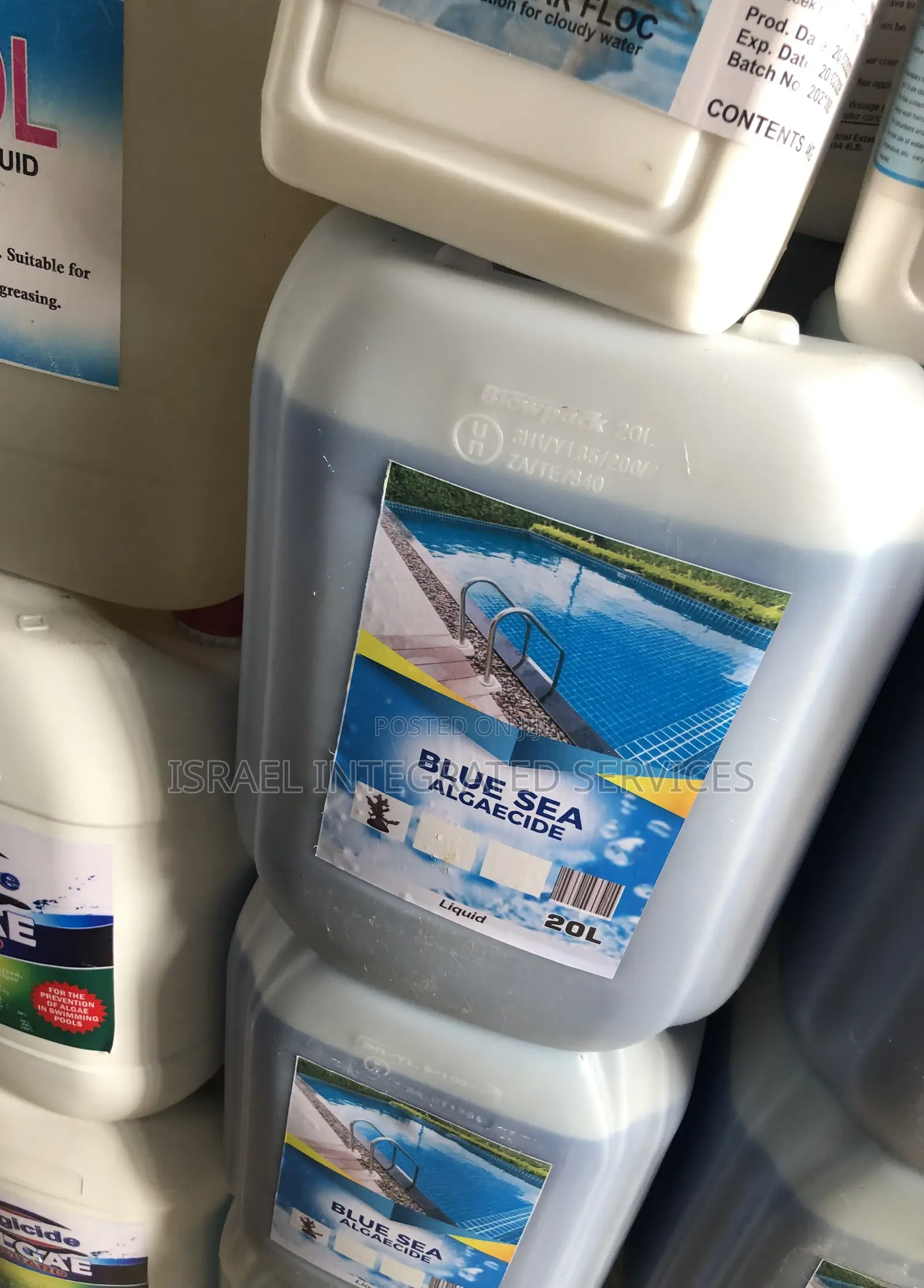 Blue Sea Algaecide 20 Liters, Removes Algae Growth in Swimming Pools