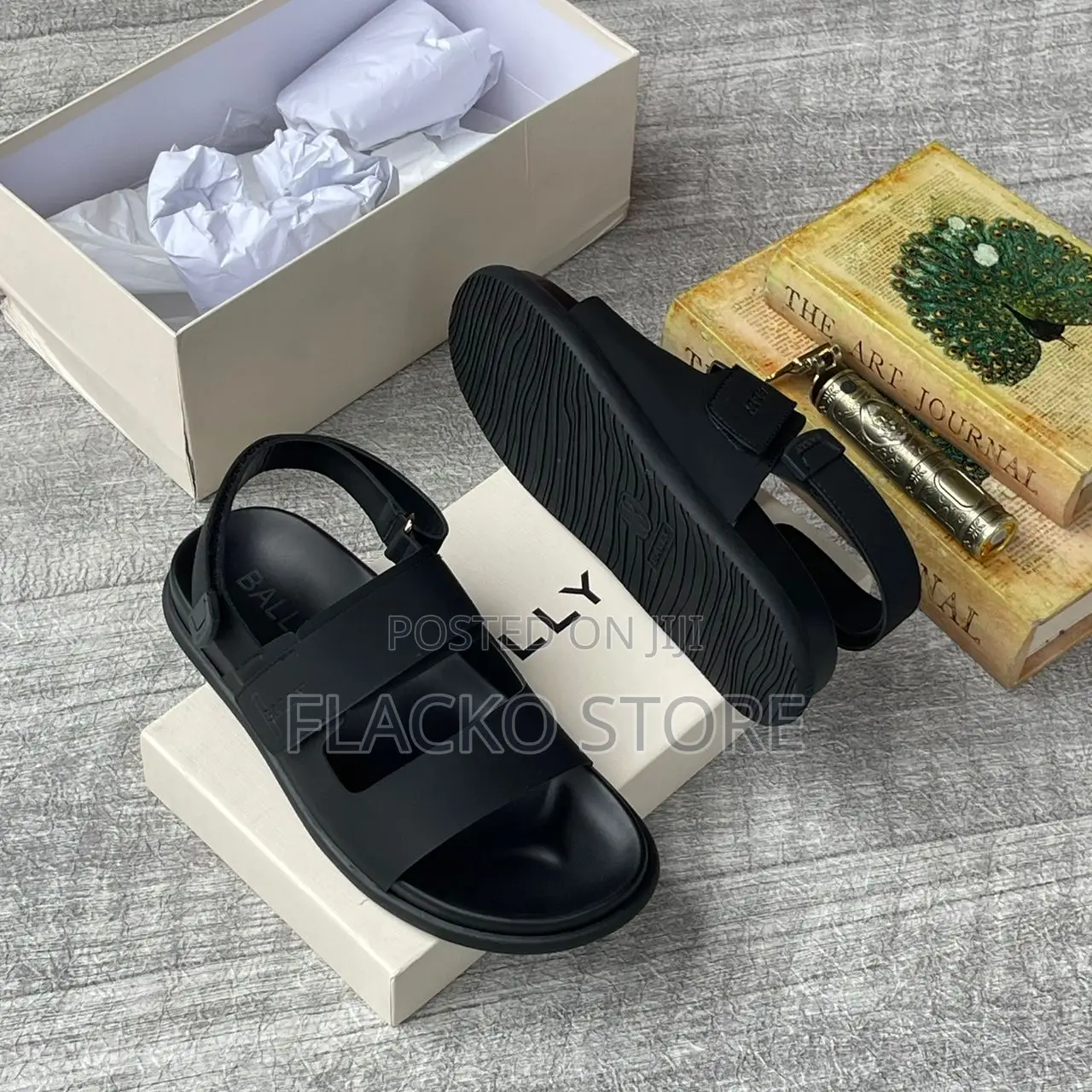 Original Bally Leather Sandals
