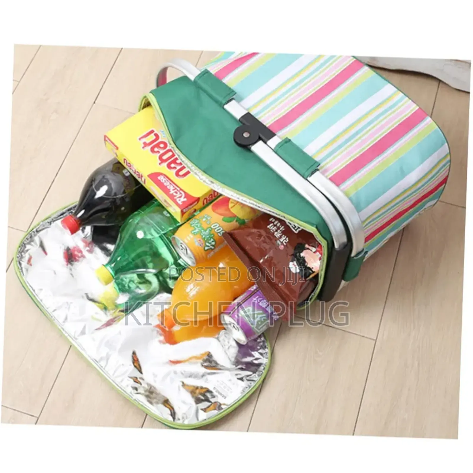 Portable Picnic Lunch Bag With Zipper