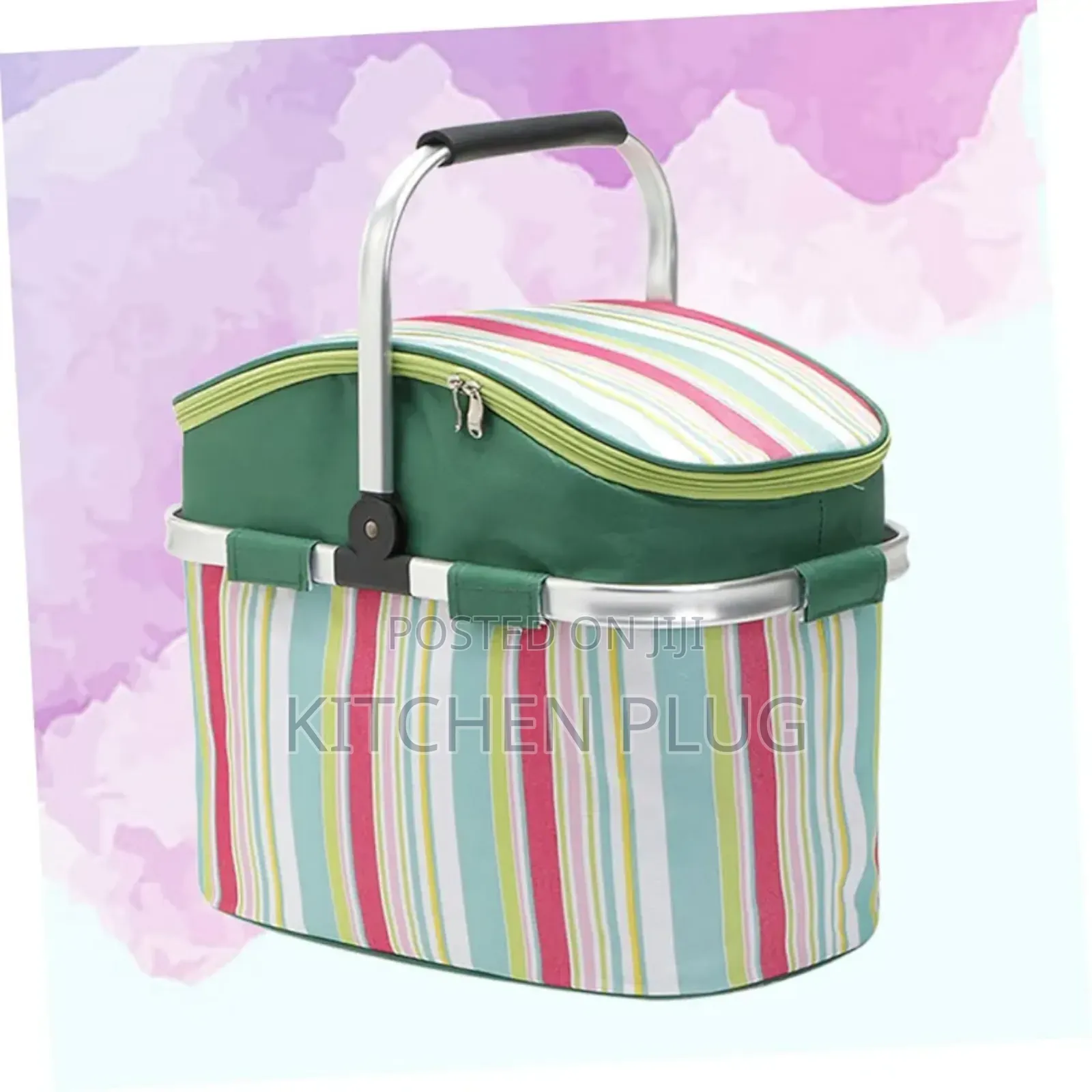 Portable Picnic Lunch Bag With Zipper