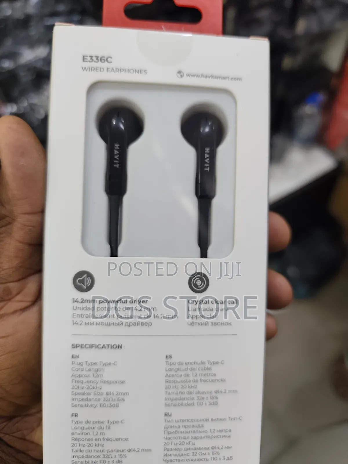 Havit E336c Wired Earphone Type C