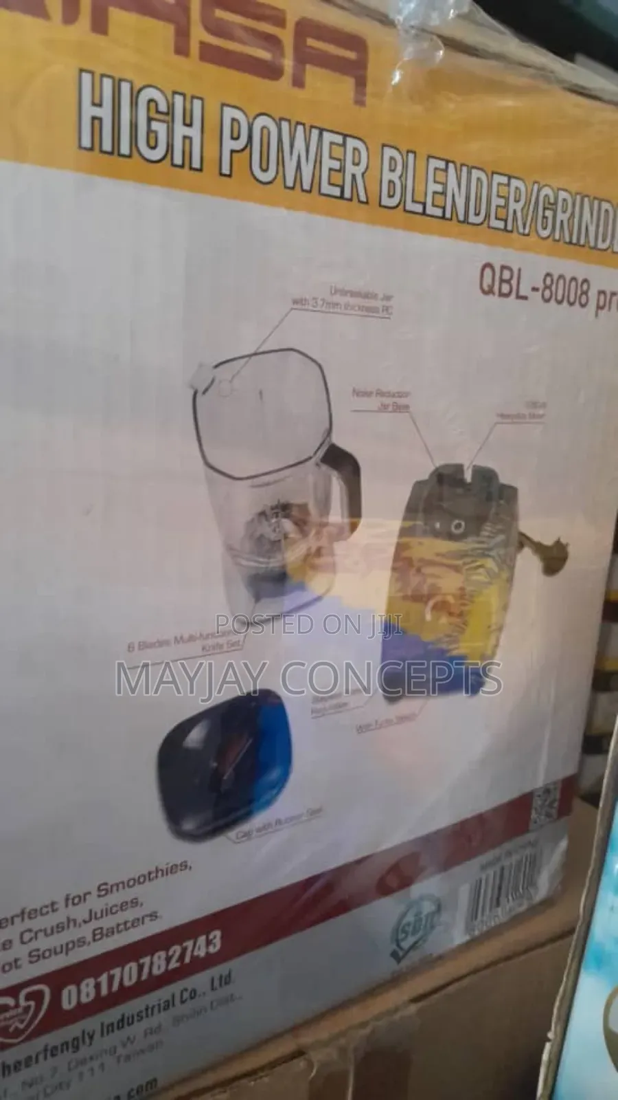 Qasa High Power Blender and Grinder for Domestic and Commercial-Pro1