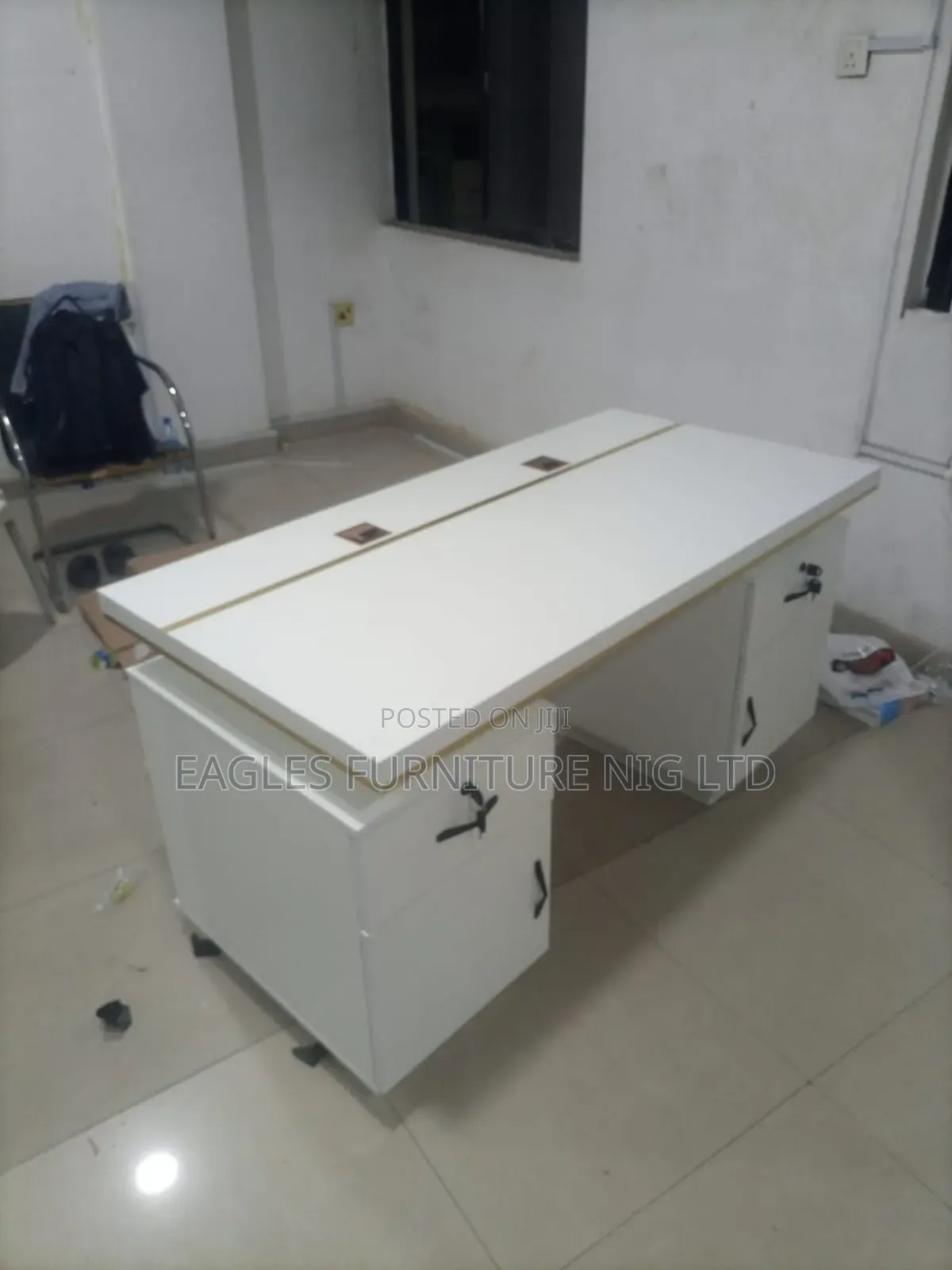 Luxury and Unique White Office Table