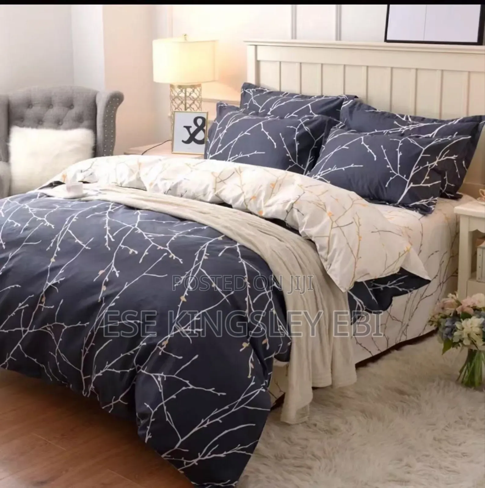 Super Soft Fluffy Fibre Duvet Set With Bedsheet and Required Pillow C.