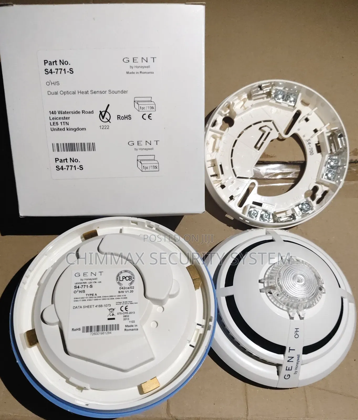 Gent S4-771-s Dual Optical + Heat Multi-sensor + Sounder