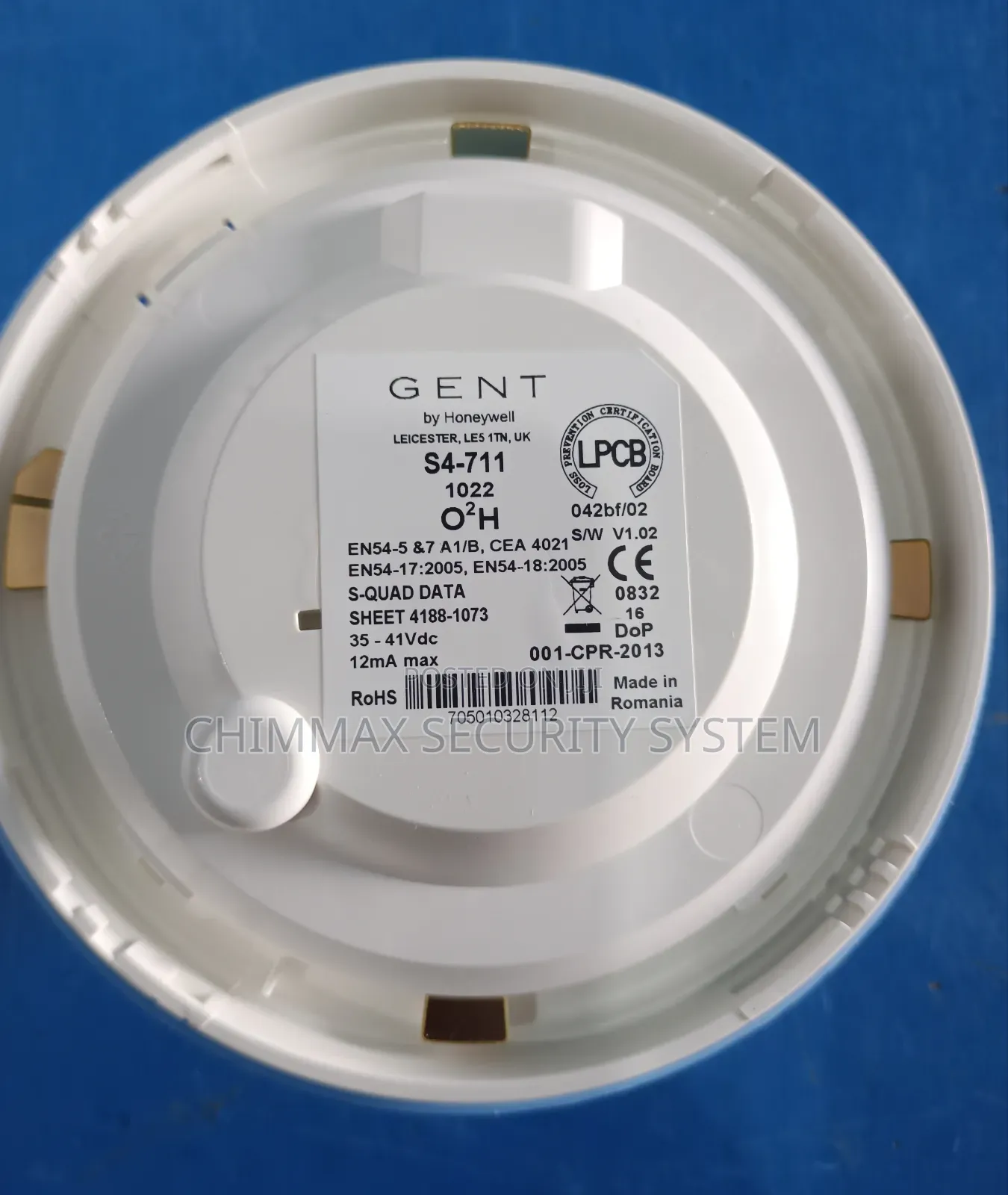 Gent S4-711 Dual Optical Smoke With Heat Detector