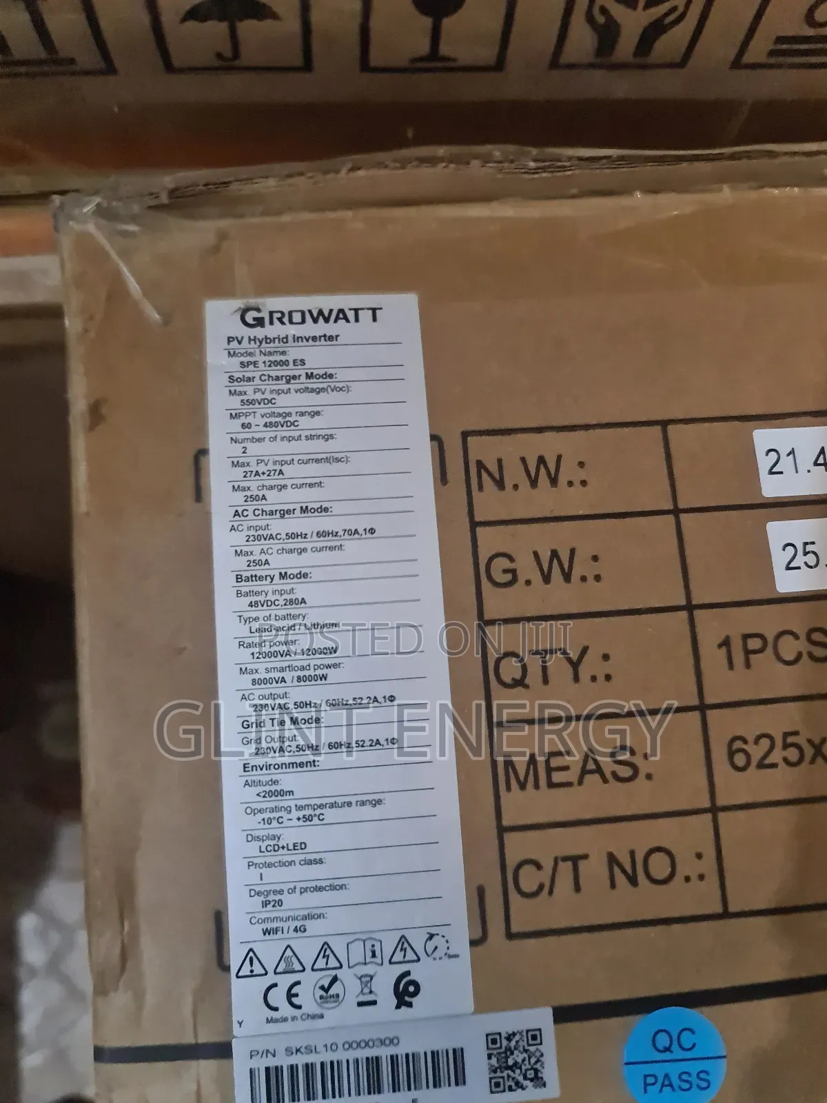 12kva 48v Growatt Hybrid Inverter