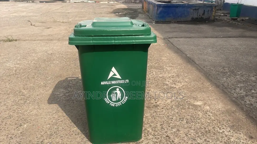240l Waste Bin (Green Colour)