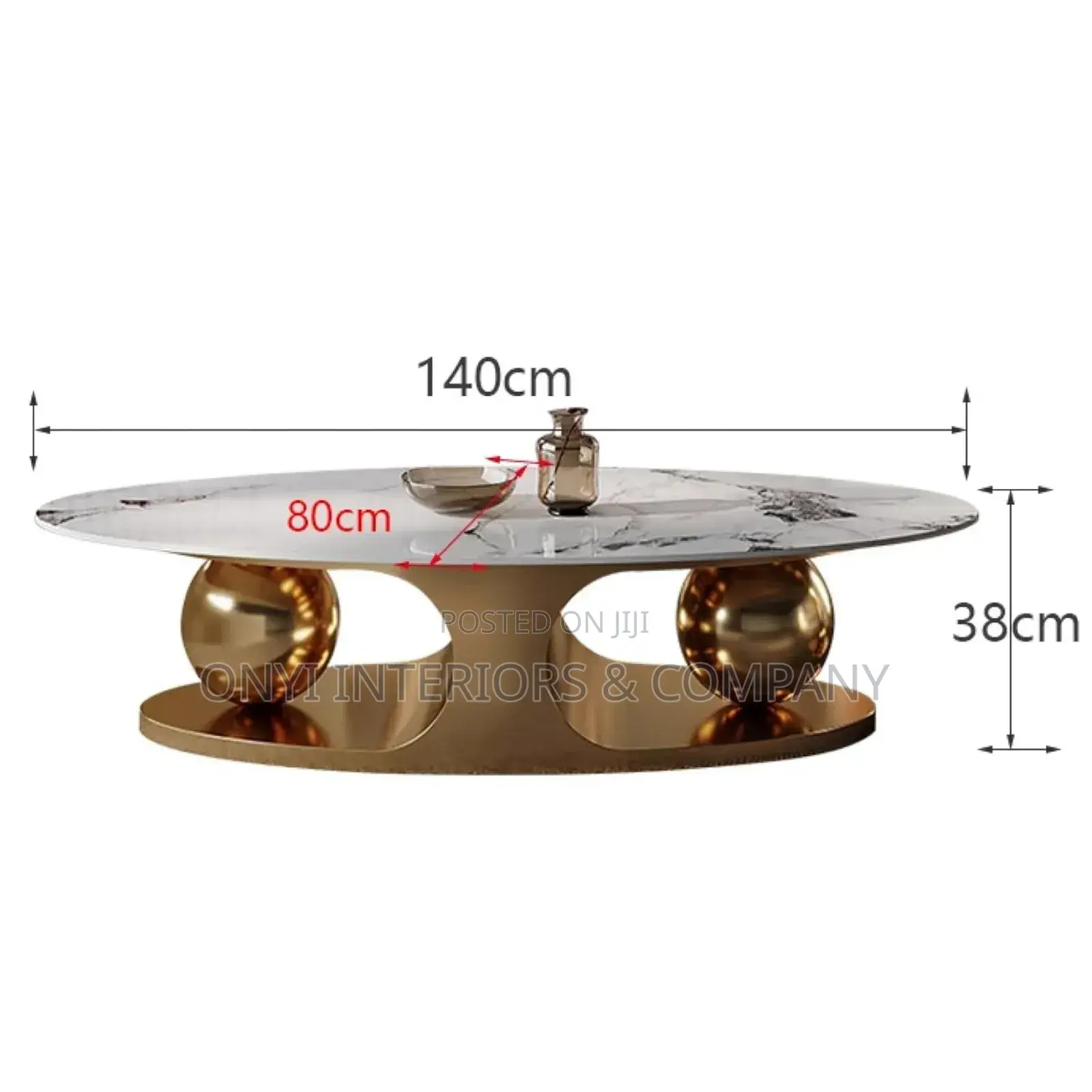 Luxury Marble Center Table for Living Room