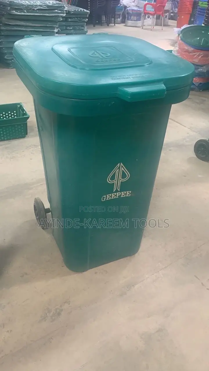 240l Waste Bin (Green Colour)
