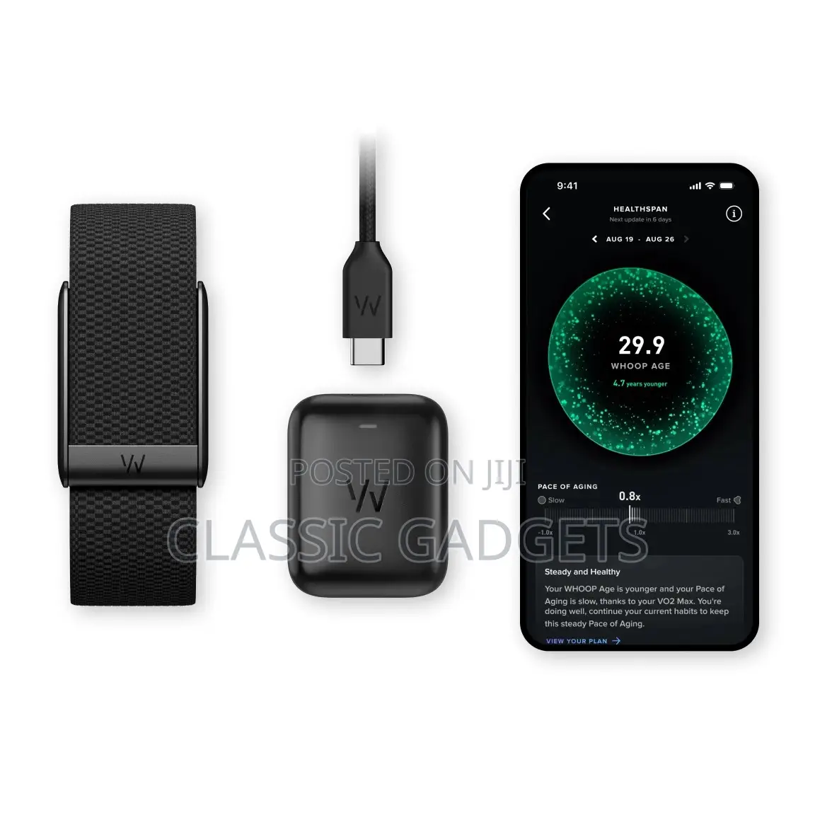 Whoop Peak 12month Membership 5.0 Health and Fitness Wearable Tracker