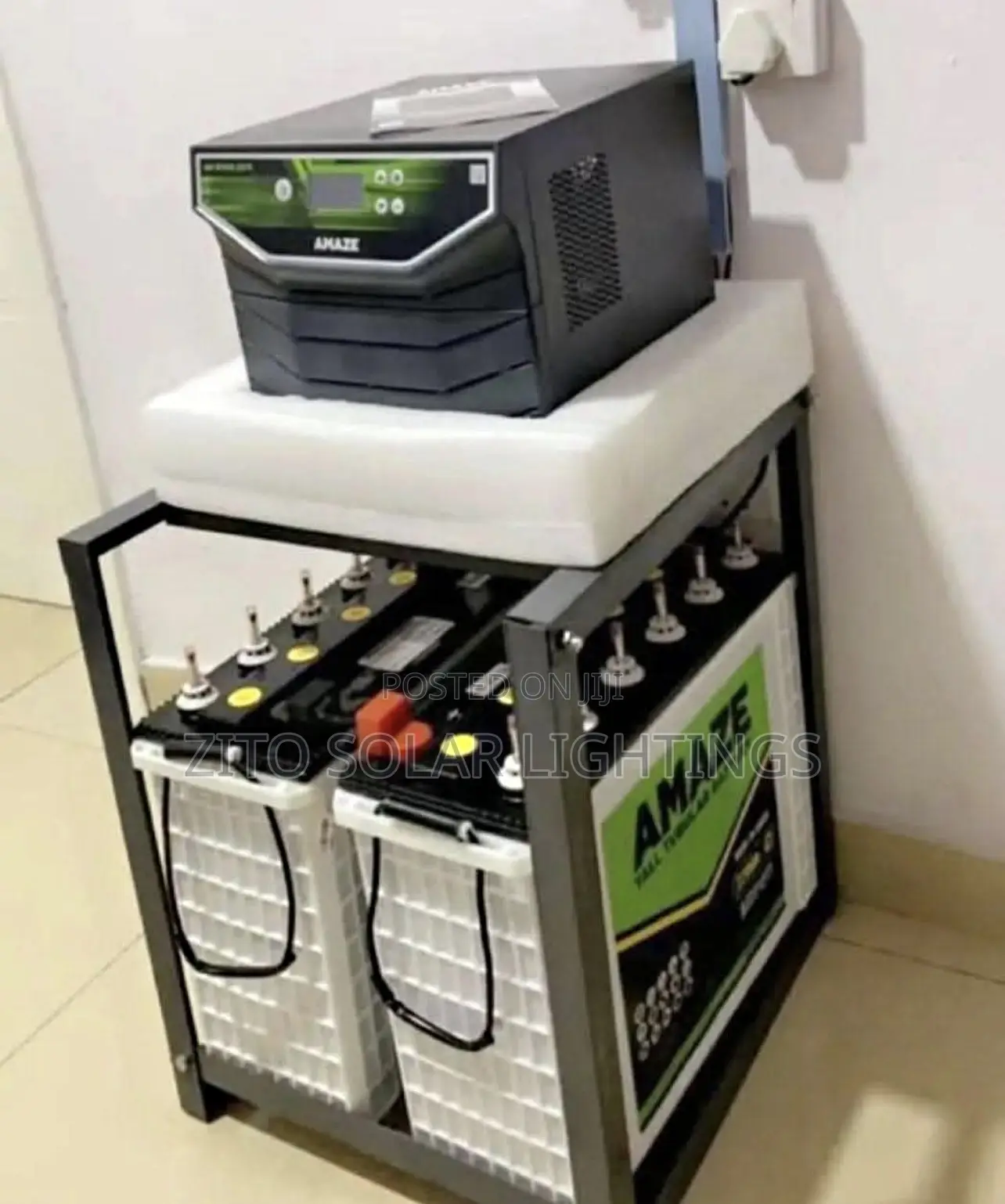 240amps And 2.5kva Solar Inverter And 4 Pic Of 250w Canadian Panel