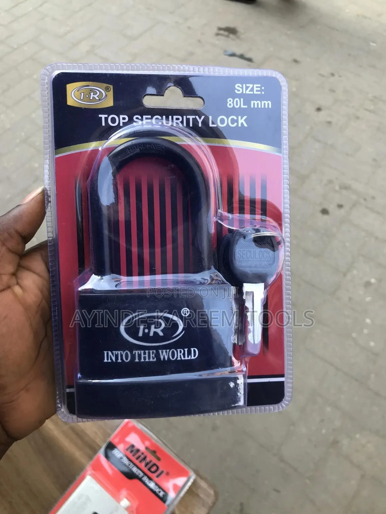 Top Security Lock With Rubber Guide (80l Mm)(