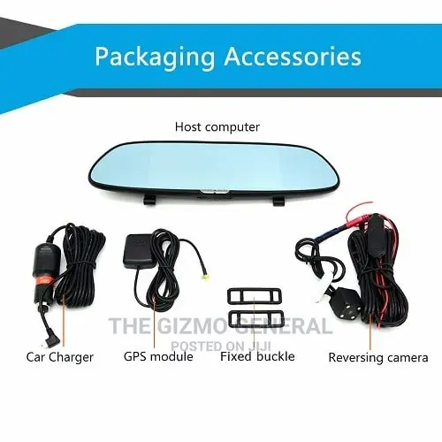 Android 7 Inch 3G GPS Navigation Rearview Mirror Car DVR