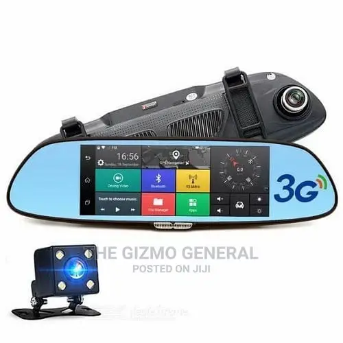 Android 7 Inch 3G GPS Navigation Rearview Mirror Car DVR