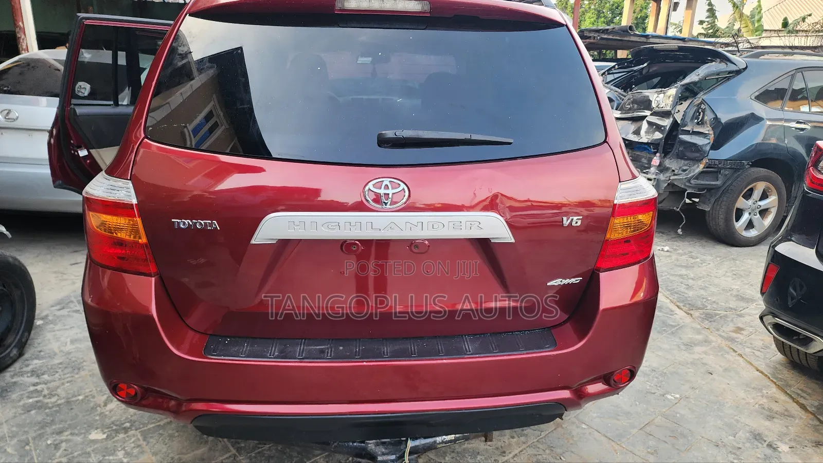 Toyota Highlander 2008 Burgundy