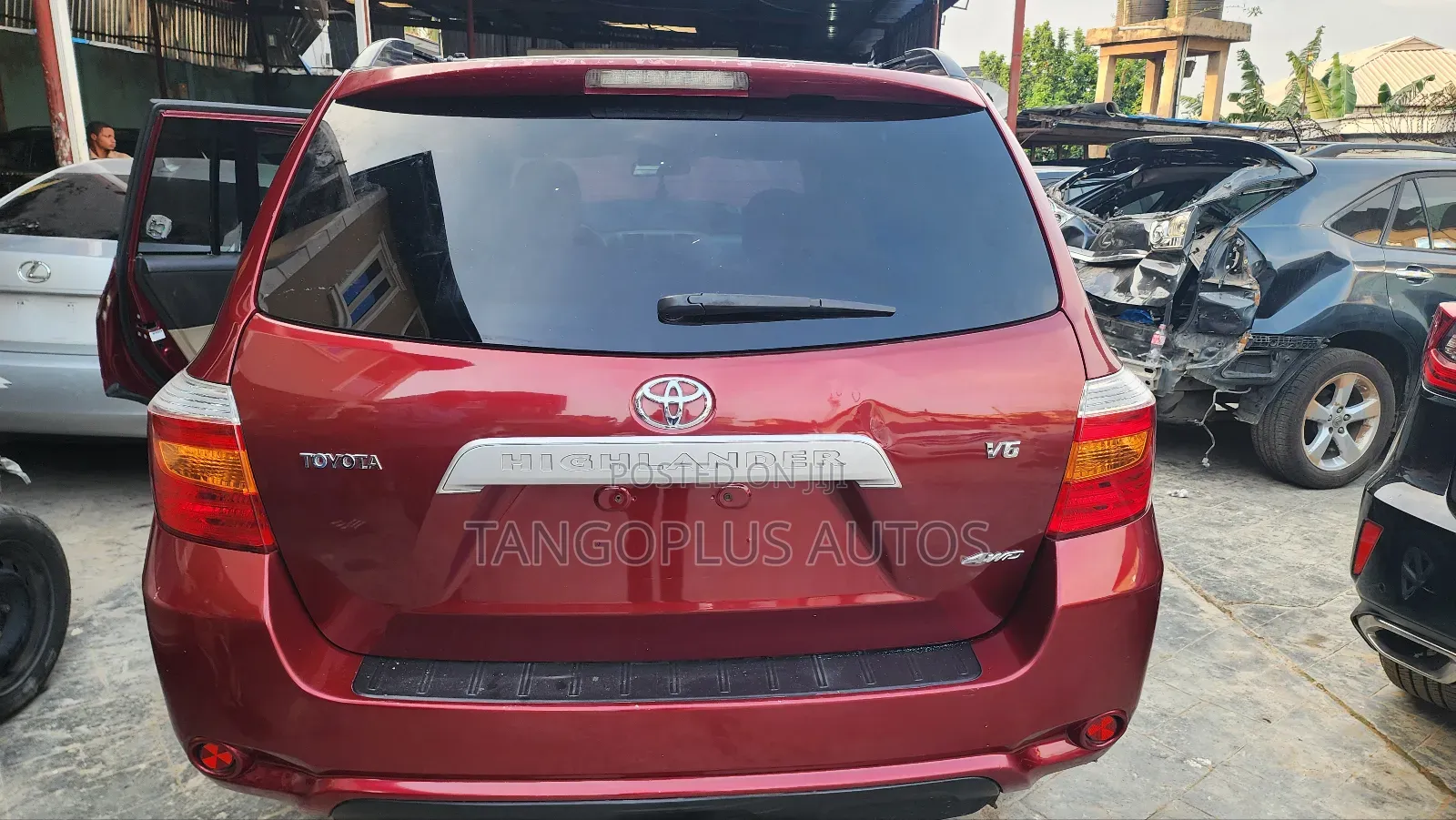 Toyota Highlander 2008 Burgundy