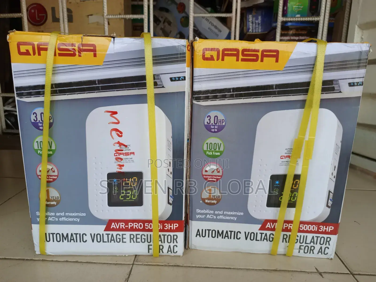 Qasa Wall Mounted 5000w Digital Stabilizer