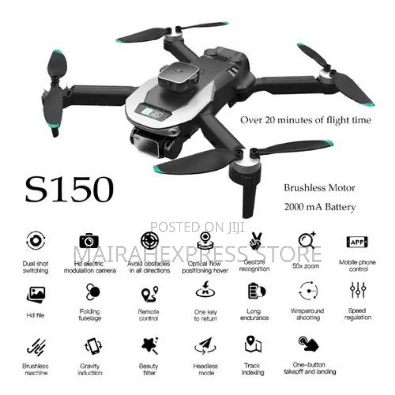 S150 High Definition Dual Camera Obstacle Avoidance Drone