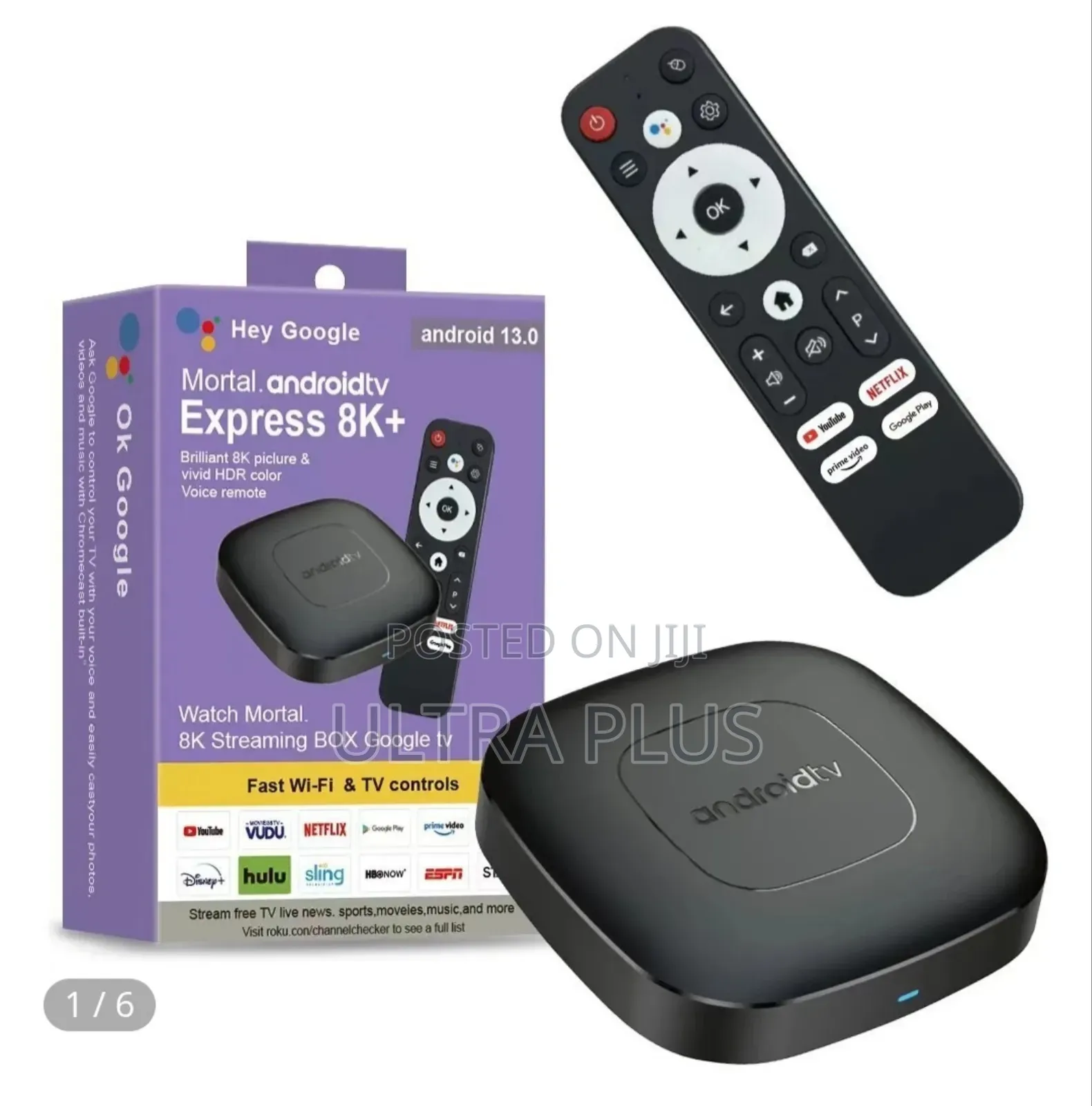 Mortal T1s Android Tv Box With Free Live Match App