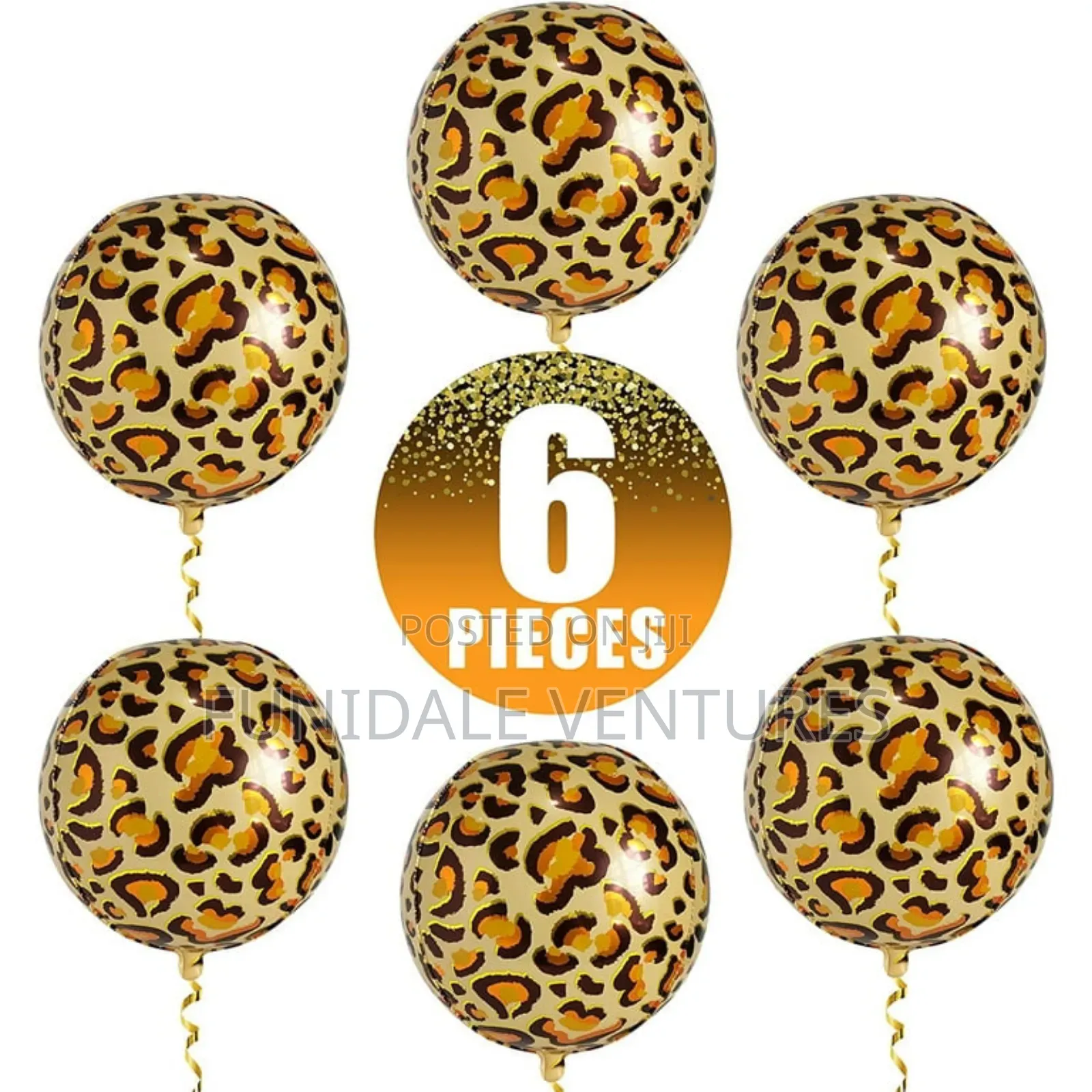 6pcs Pattern Orbz Balloon