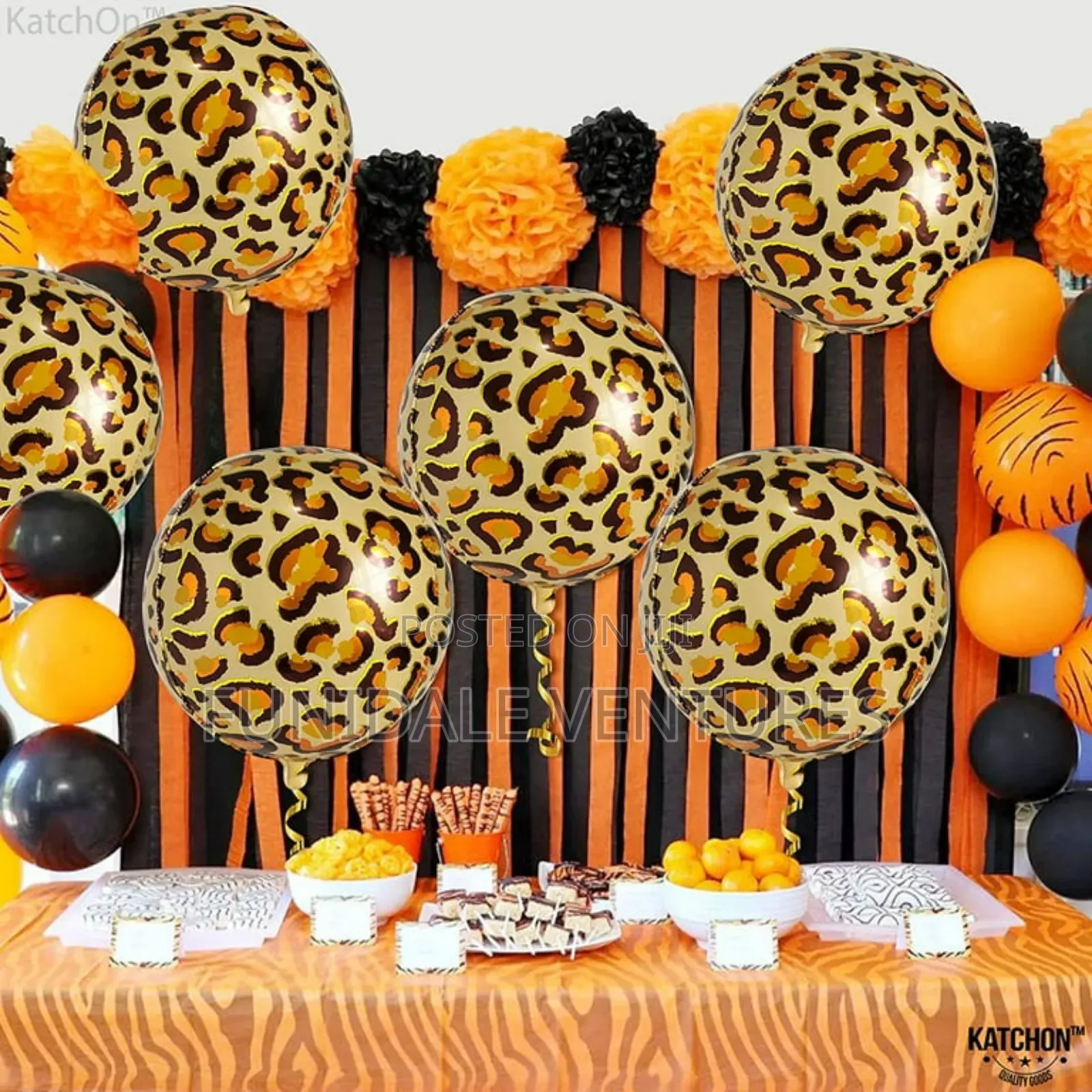 6pcs Pattern Orbz Balloon