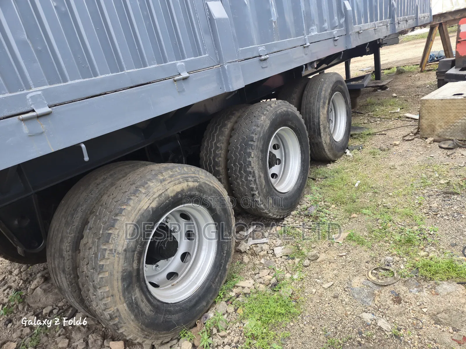 3axle Sided Body With Spring With 40feet Length