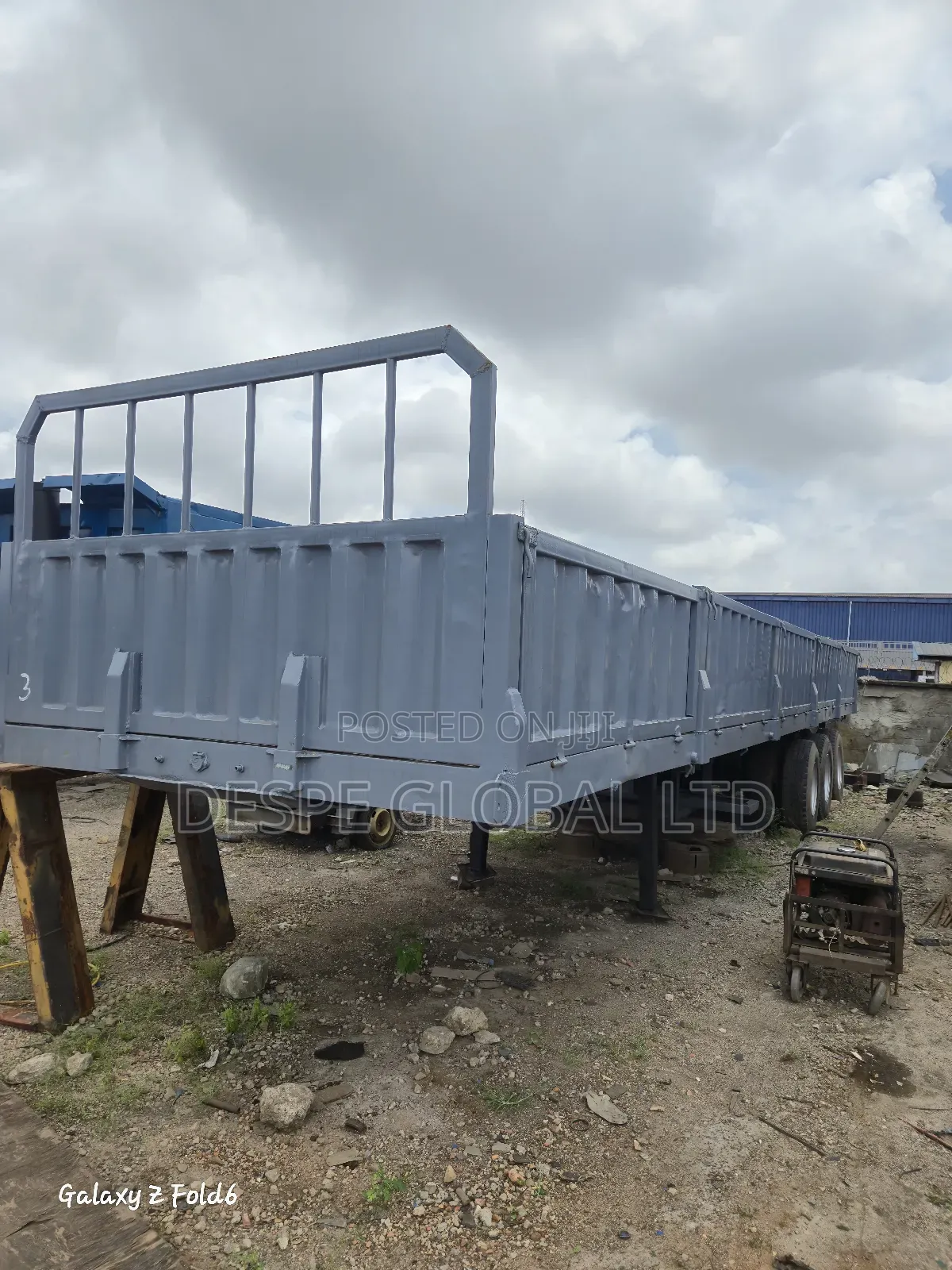 3axle Sided Body With Spring With 40feet Length