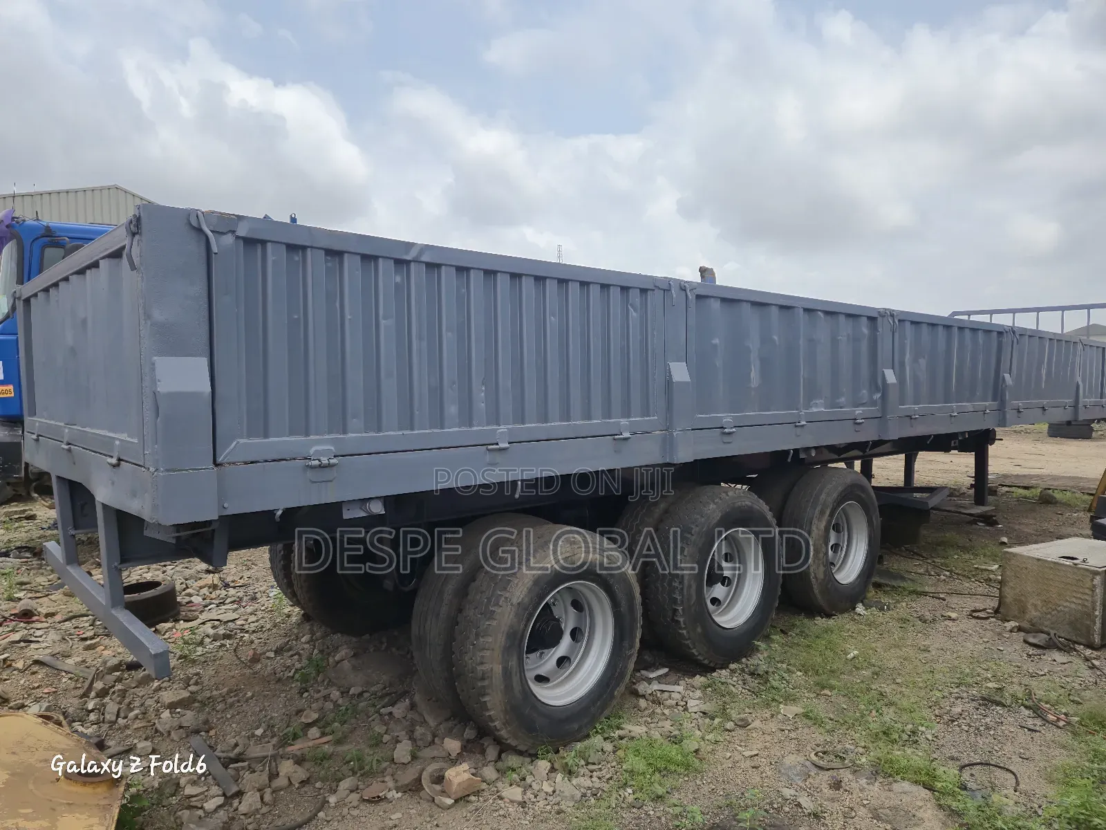 3axle Sided Body With Spring With 40feet Length