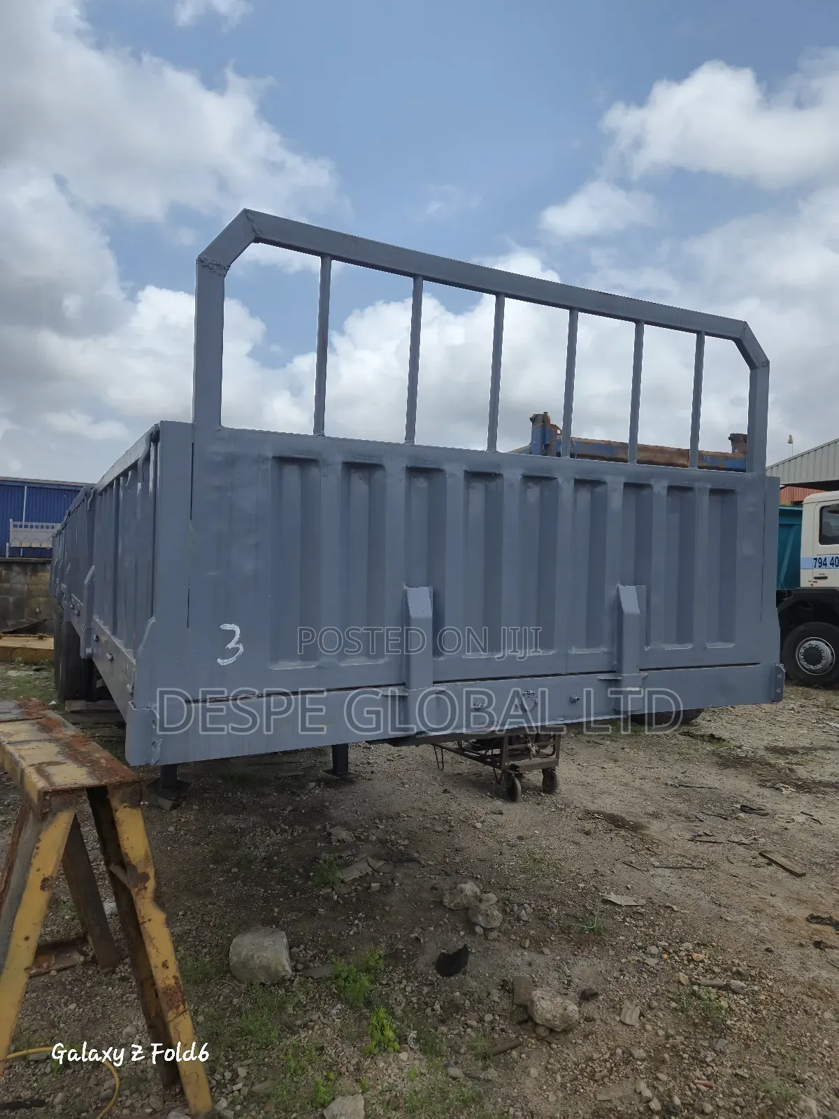 3axle Sided Body With Spring With 40feet Length