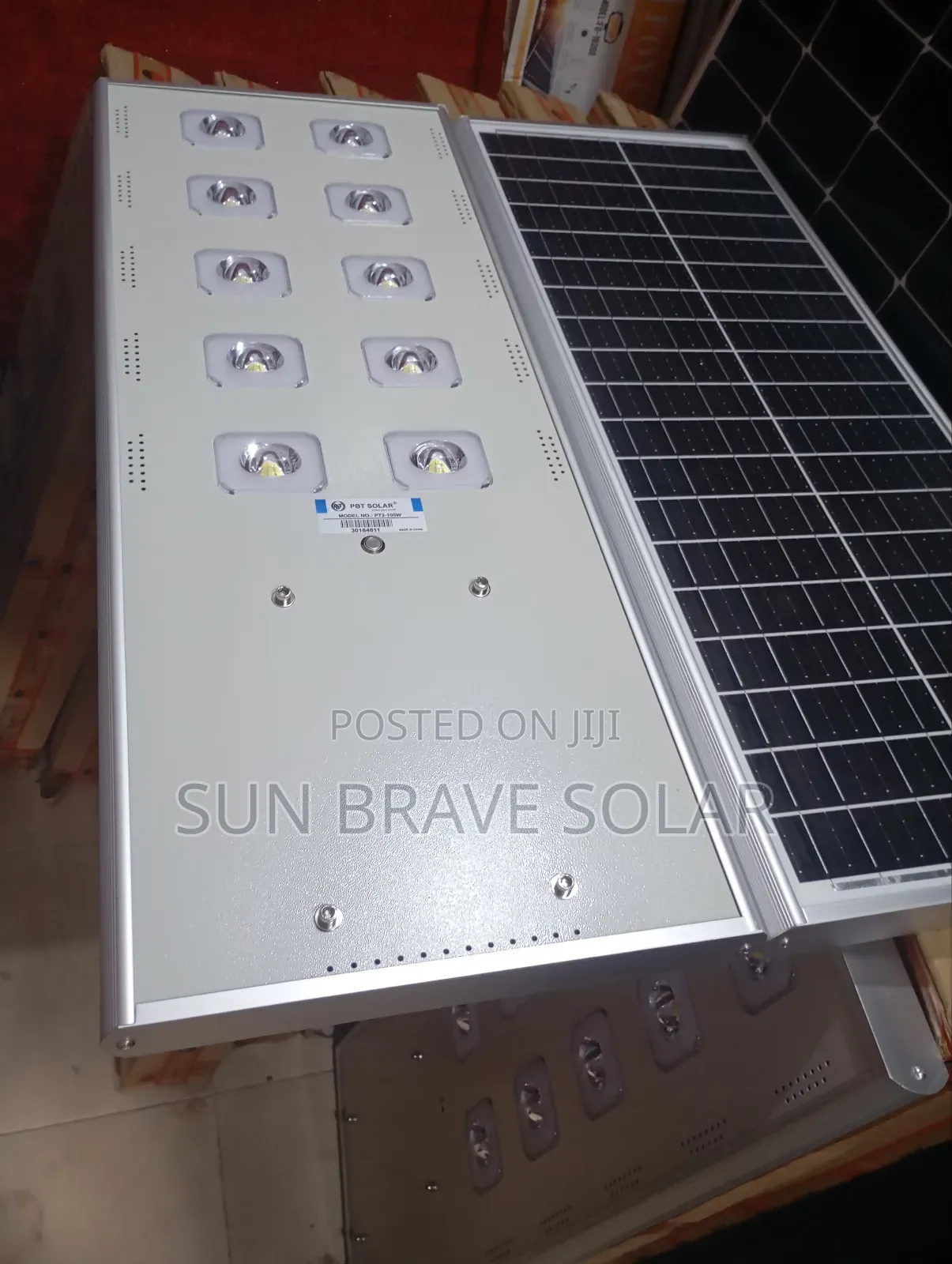 100w All-in-one Solar Street Light Pbt