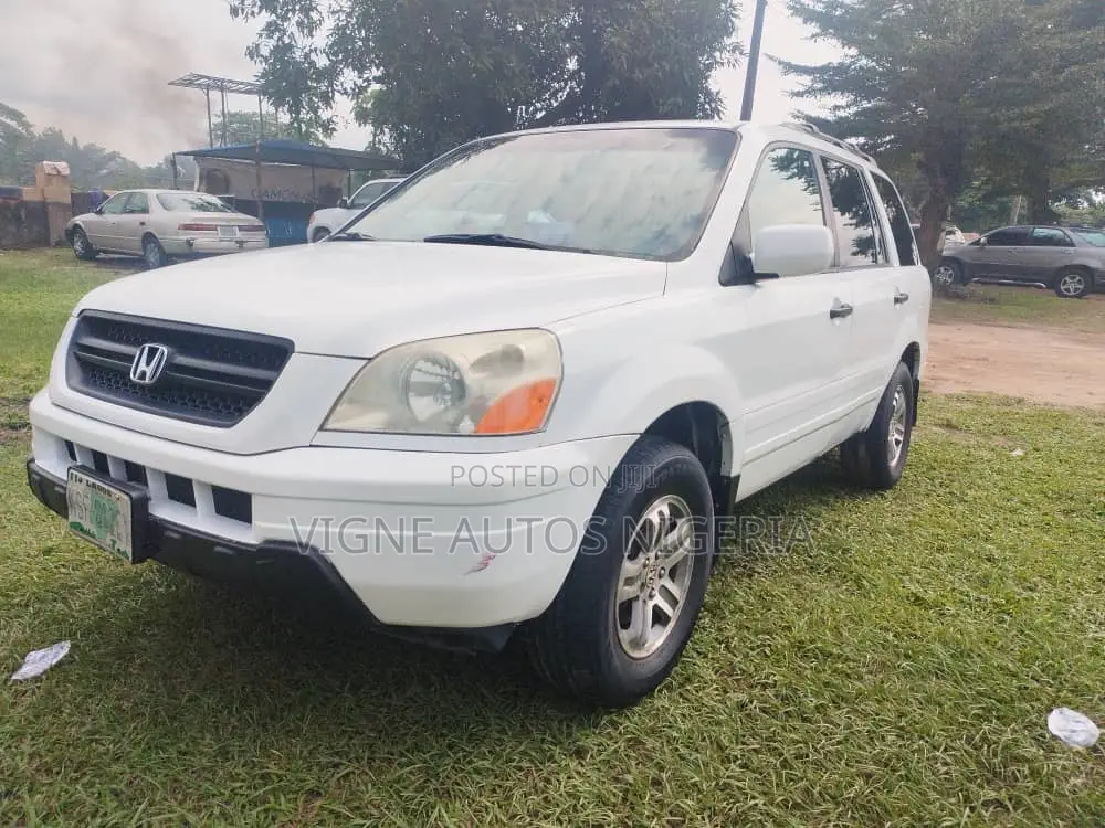 Honda Pilot EX 4x4 (3.5L 6cyl 5A) 2004 White
