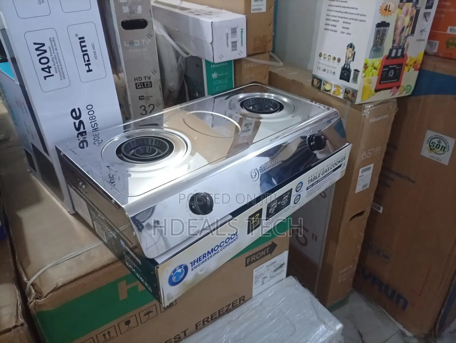 Thermocool Tgc‐2sa Top 2‐Burner Cooker