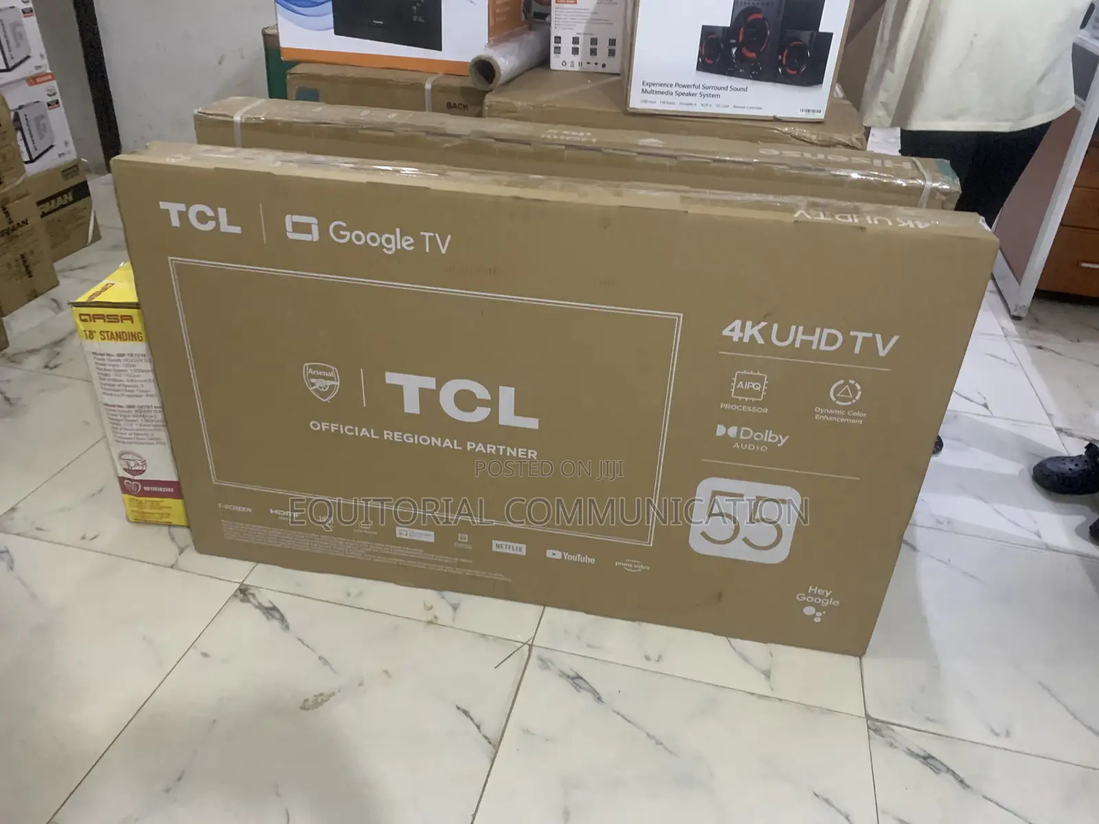 TCL 55” Smart Flat Screen Tv