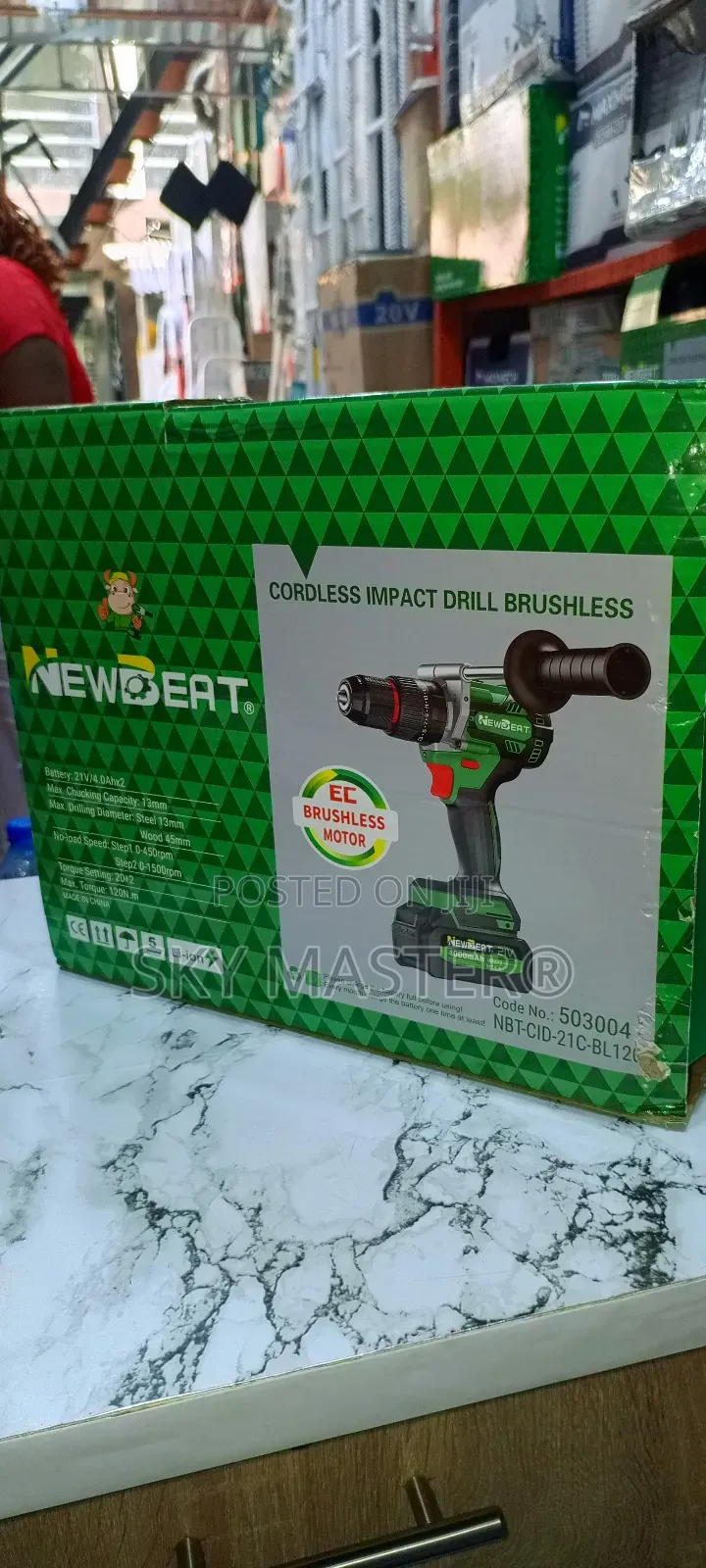Heavy Duty Brushless Cordless Impact Drill