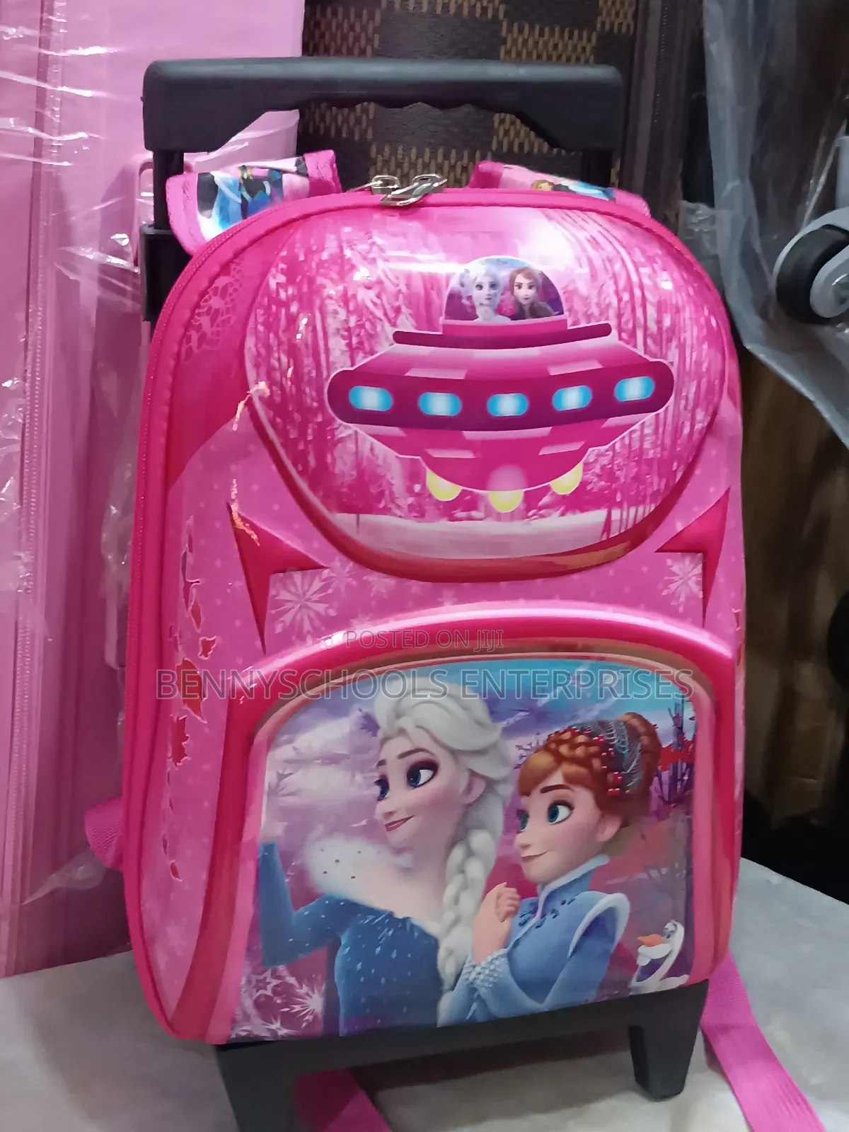 Girls Single Trolley School Bag