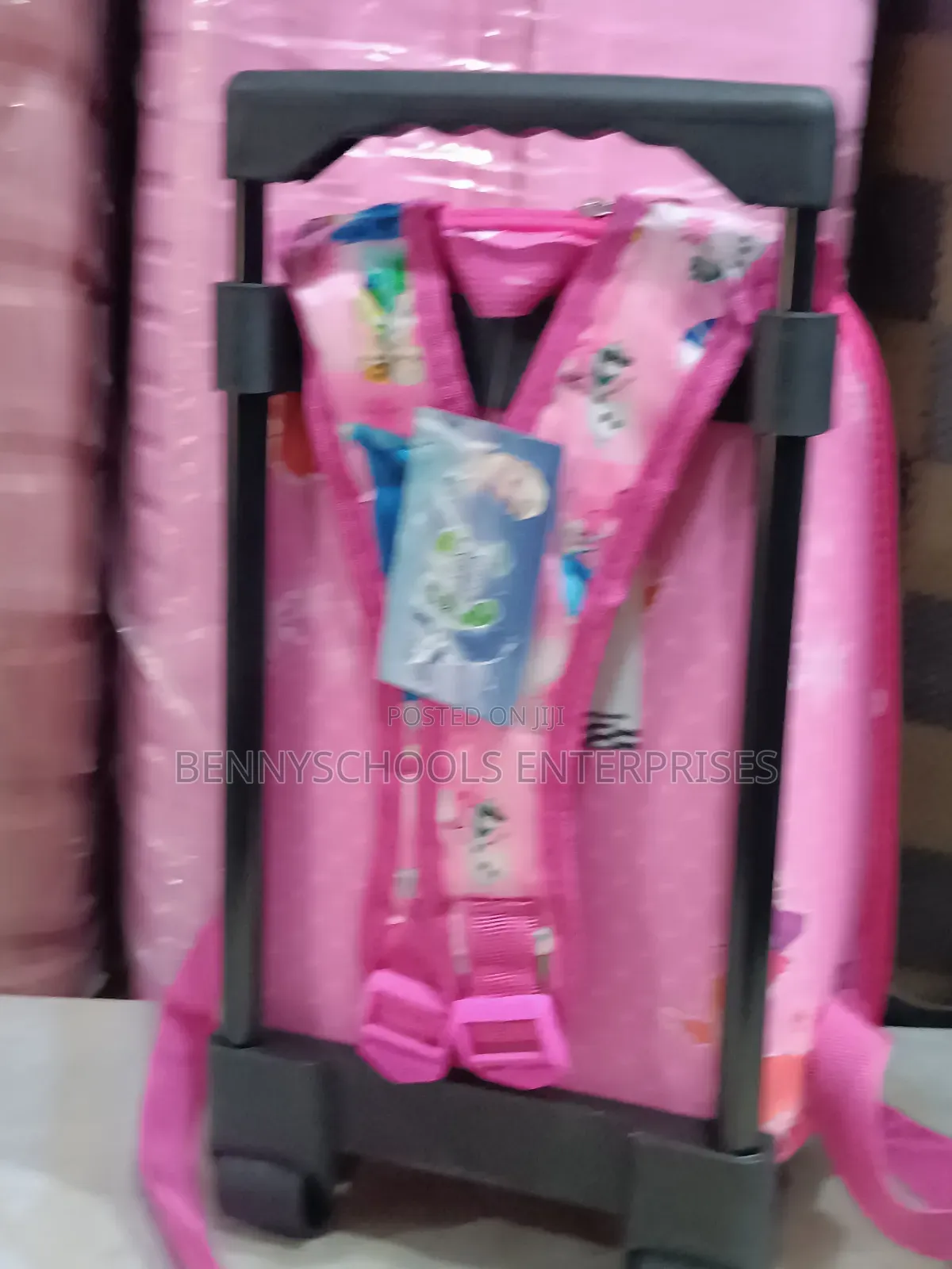 Girls Single Trolley School Bag