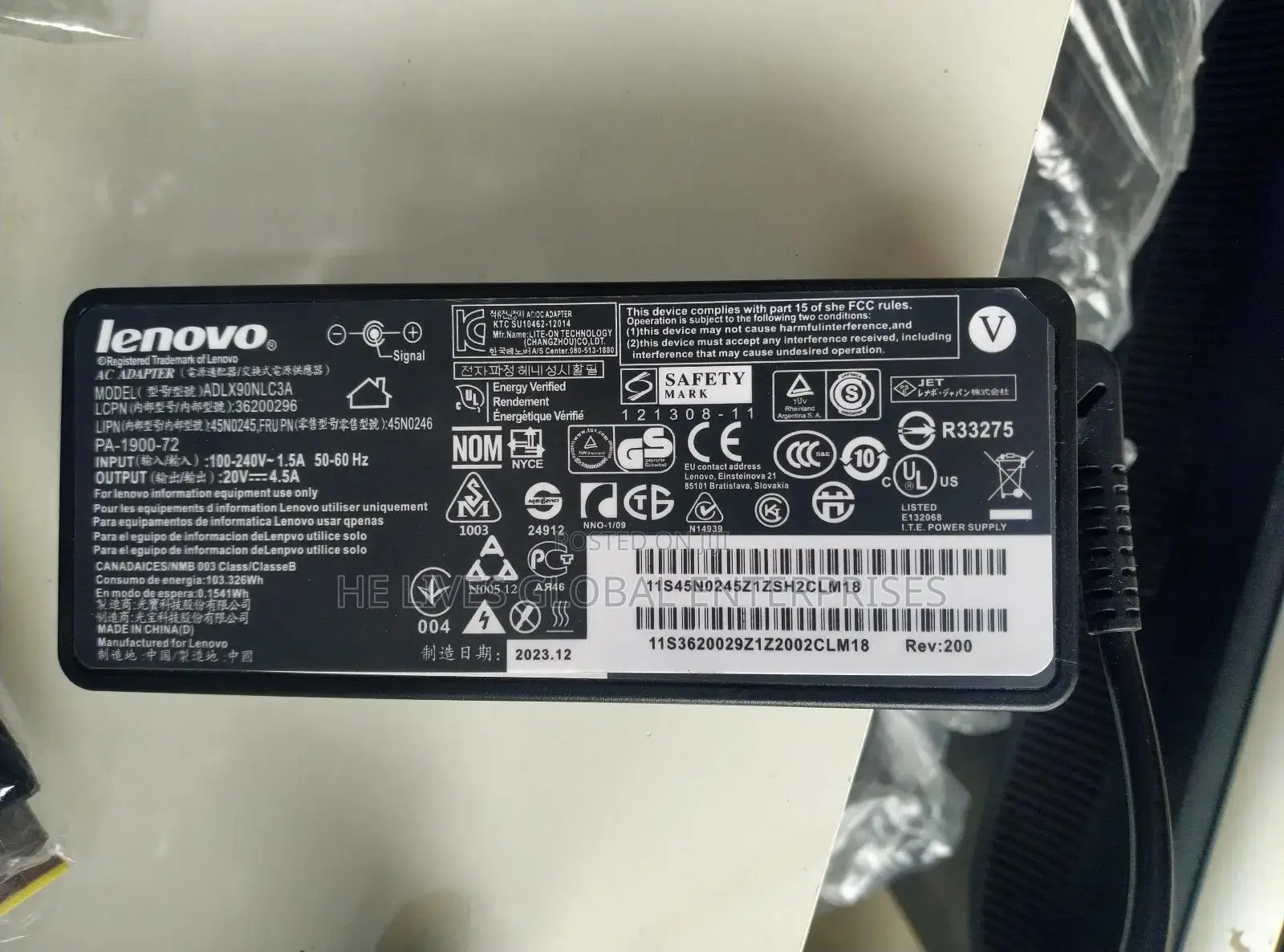 Lenovo Charger