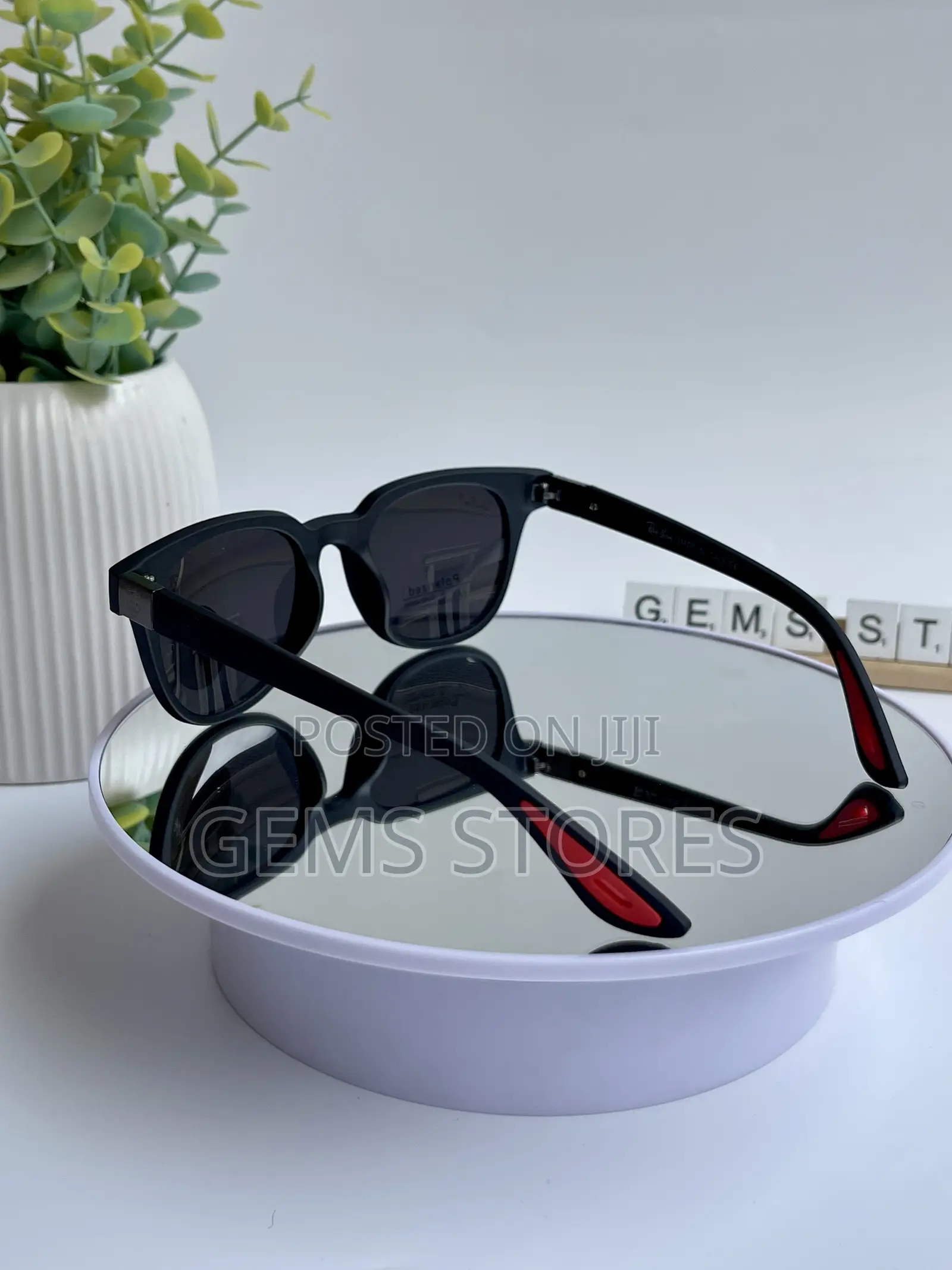 Classic Polarized Ray-Ban Style Sunglasses - Black and Gray Colors