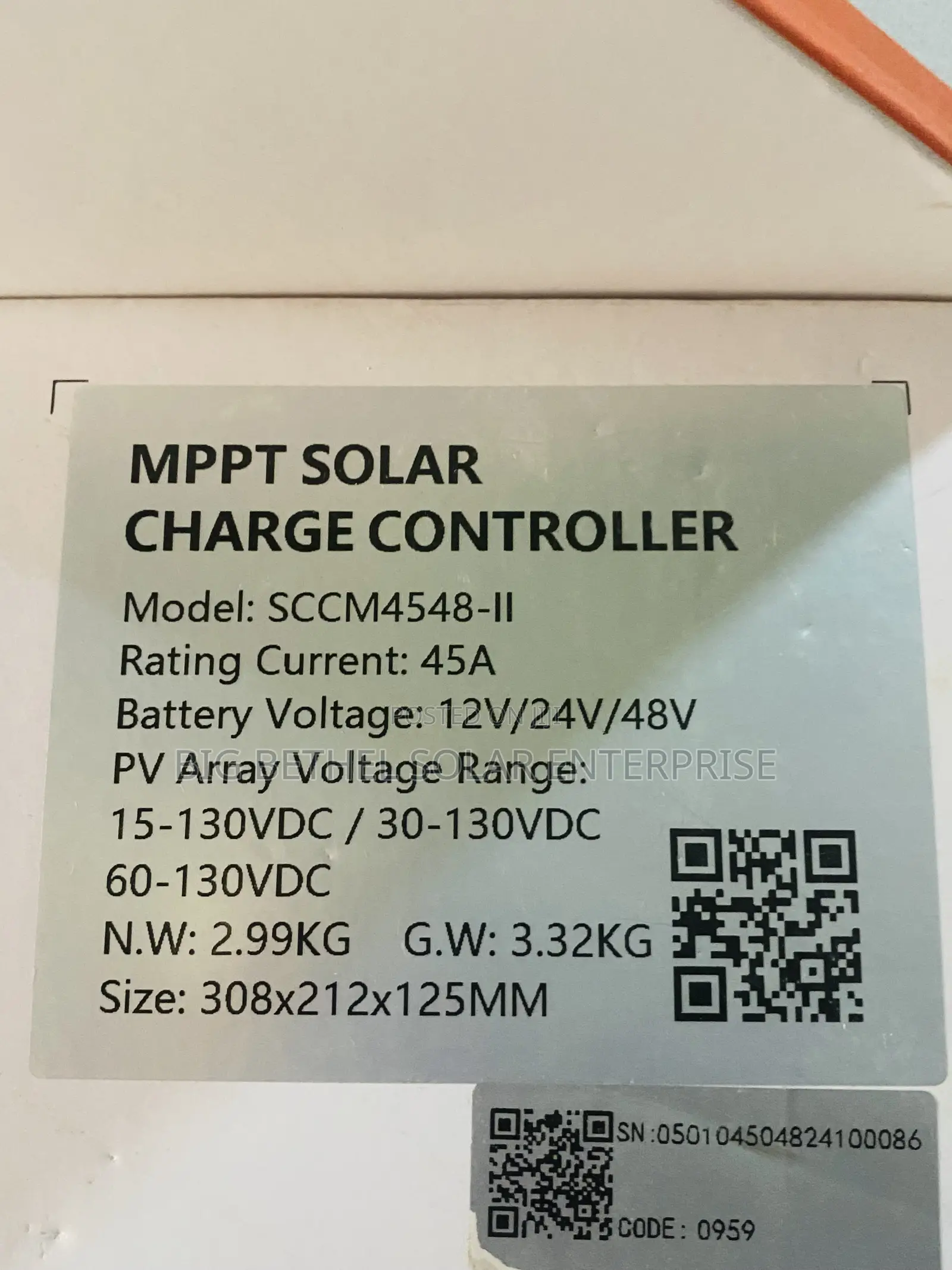 45ah Felicity Solar MPPT Charger Contorller
