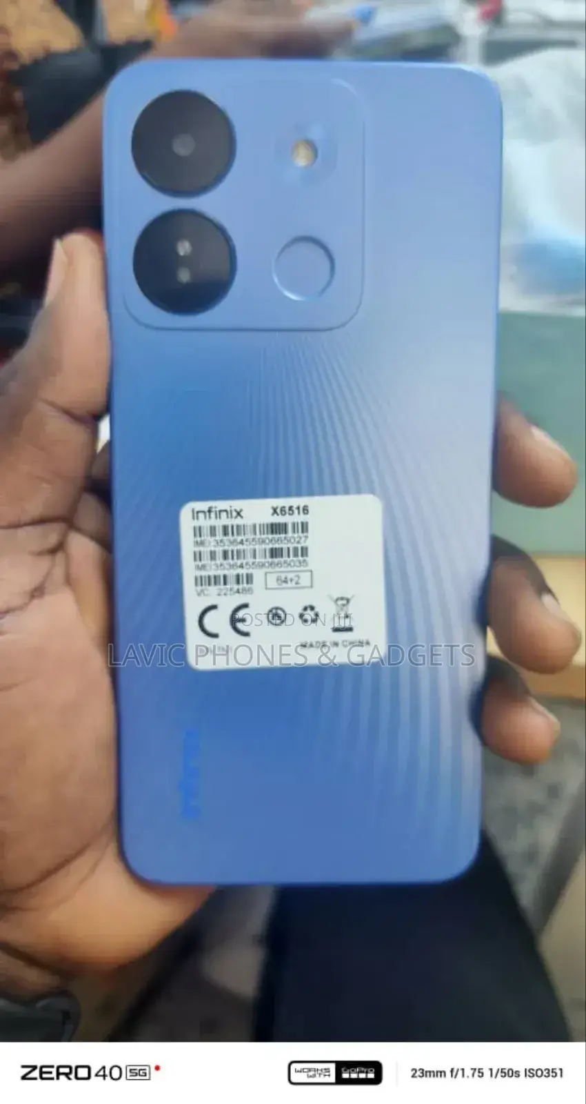 New Infinix Smart 7 HD 64 GB Blue