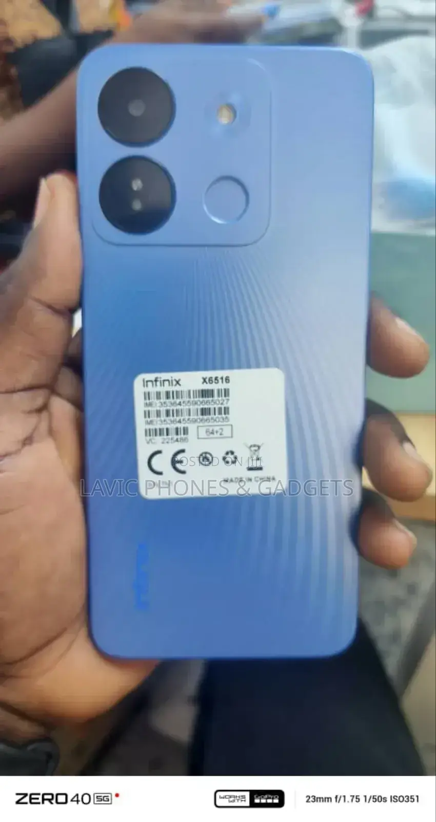 New Infinix Smart 7 HD 64 GB Blue