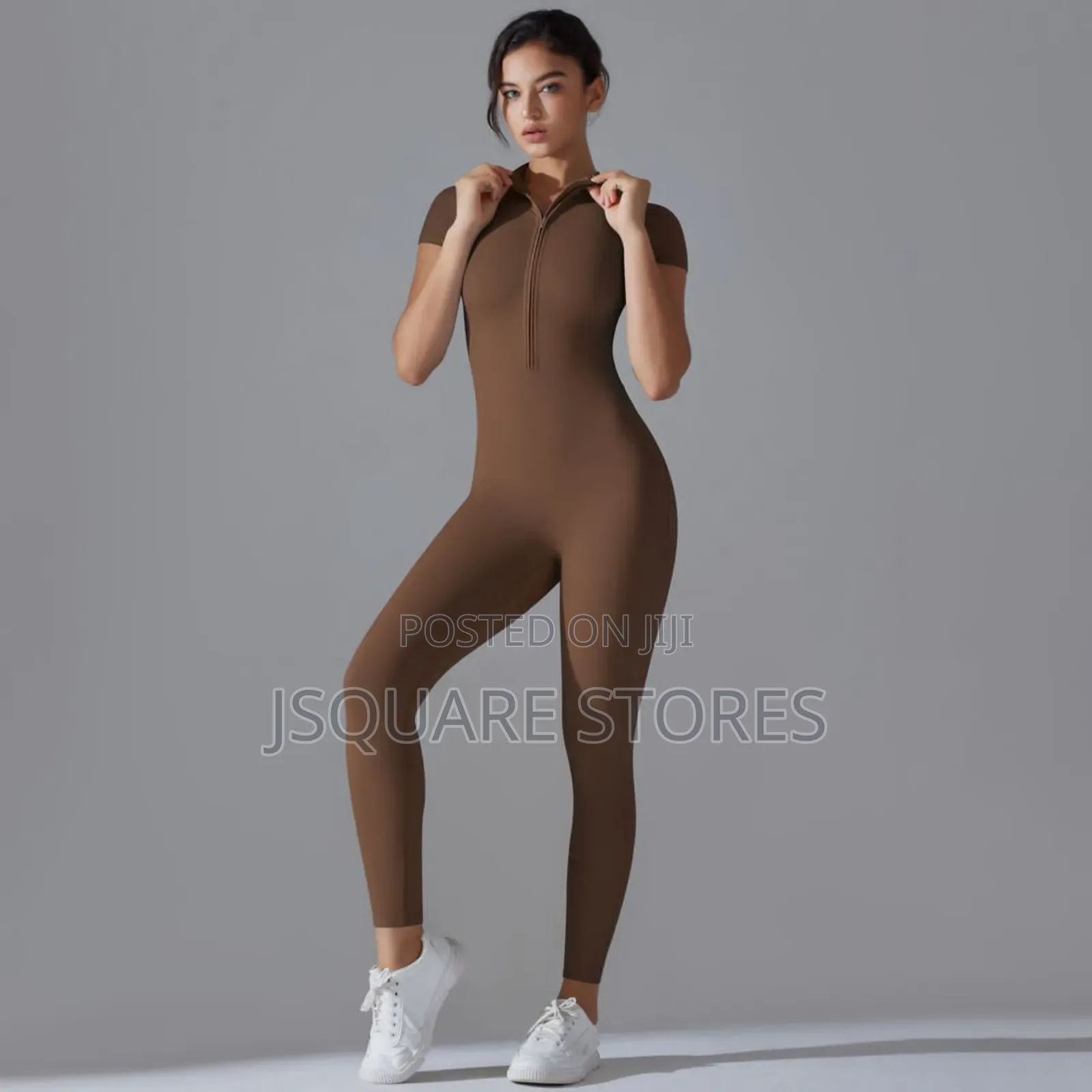 Long Romper Gym Wear for Slim and Plus Sizes